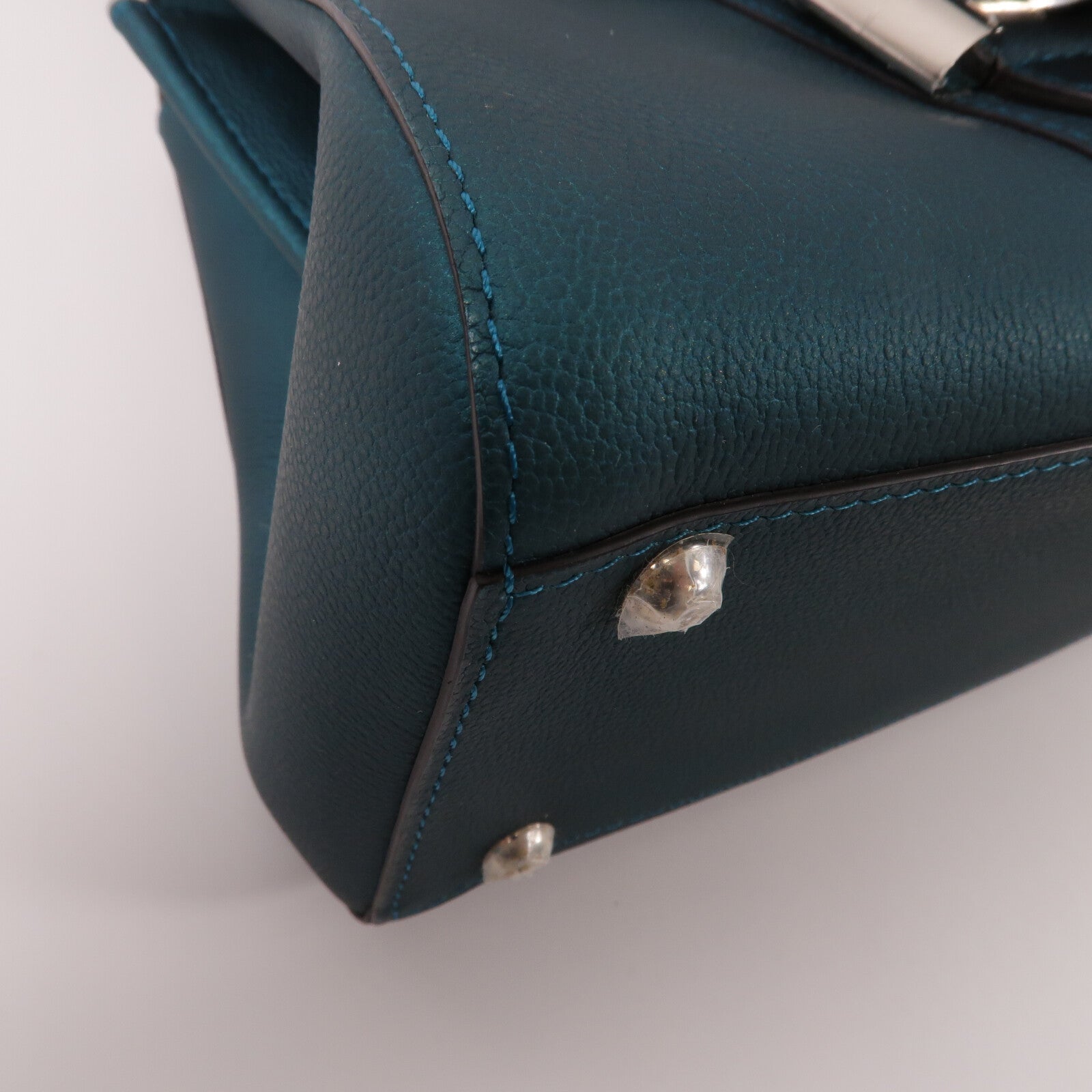 Delvaux 牛皮皮革Brillant Mini手挽肩背兩用袋