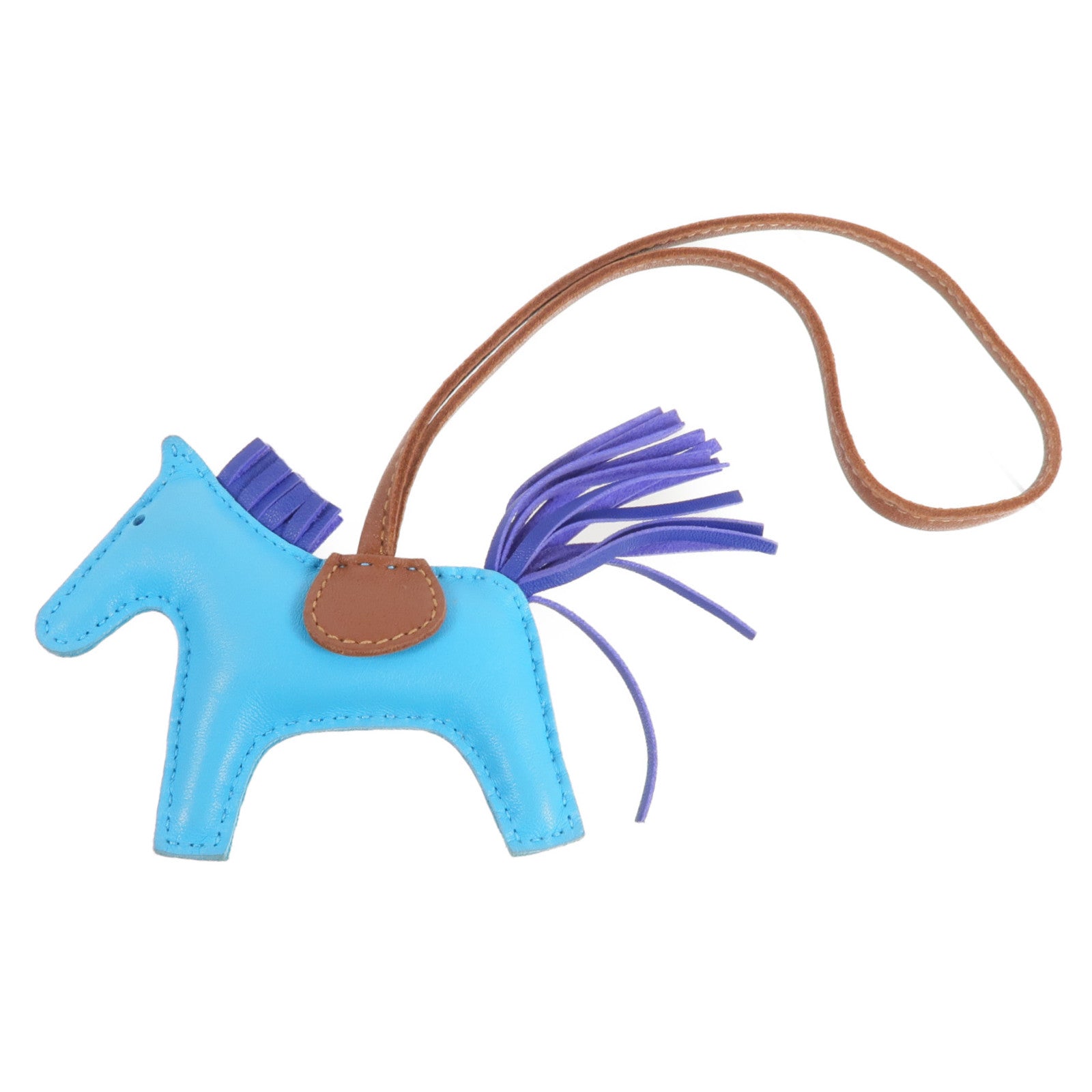 HERMES Milo皮革Rodeo PM掛飾