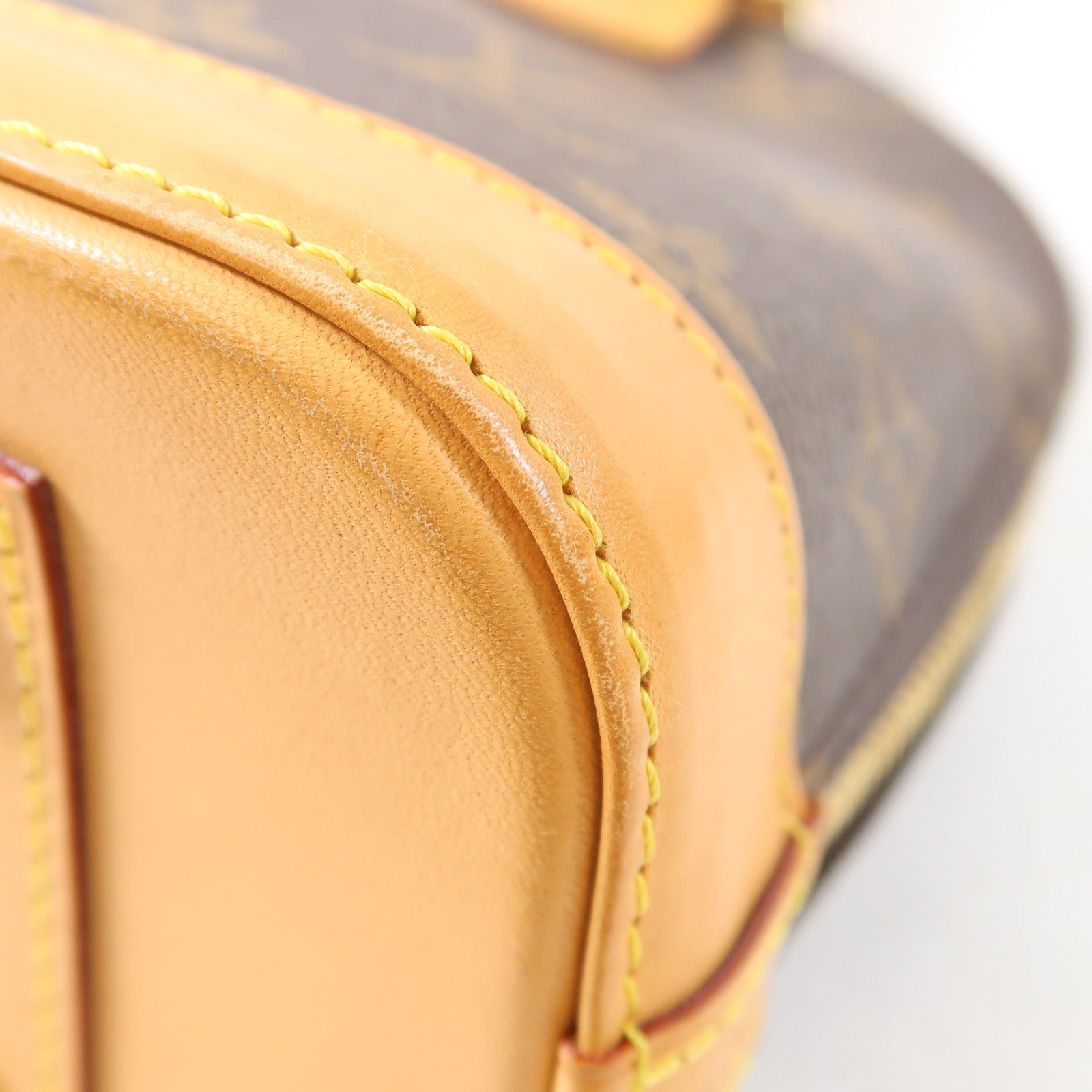 LOUIS VUITTON Monogram Alma BB金扣手挽肩背兩用袋啡色