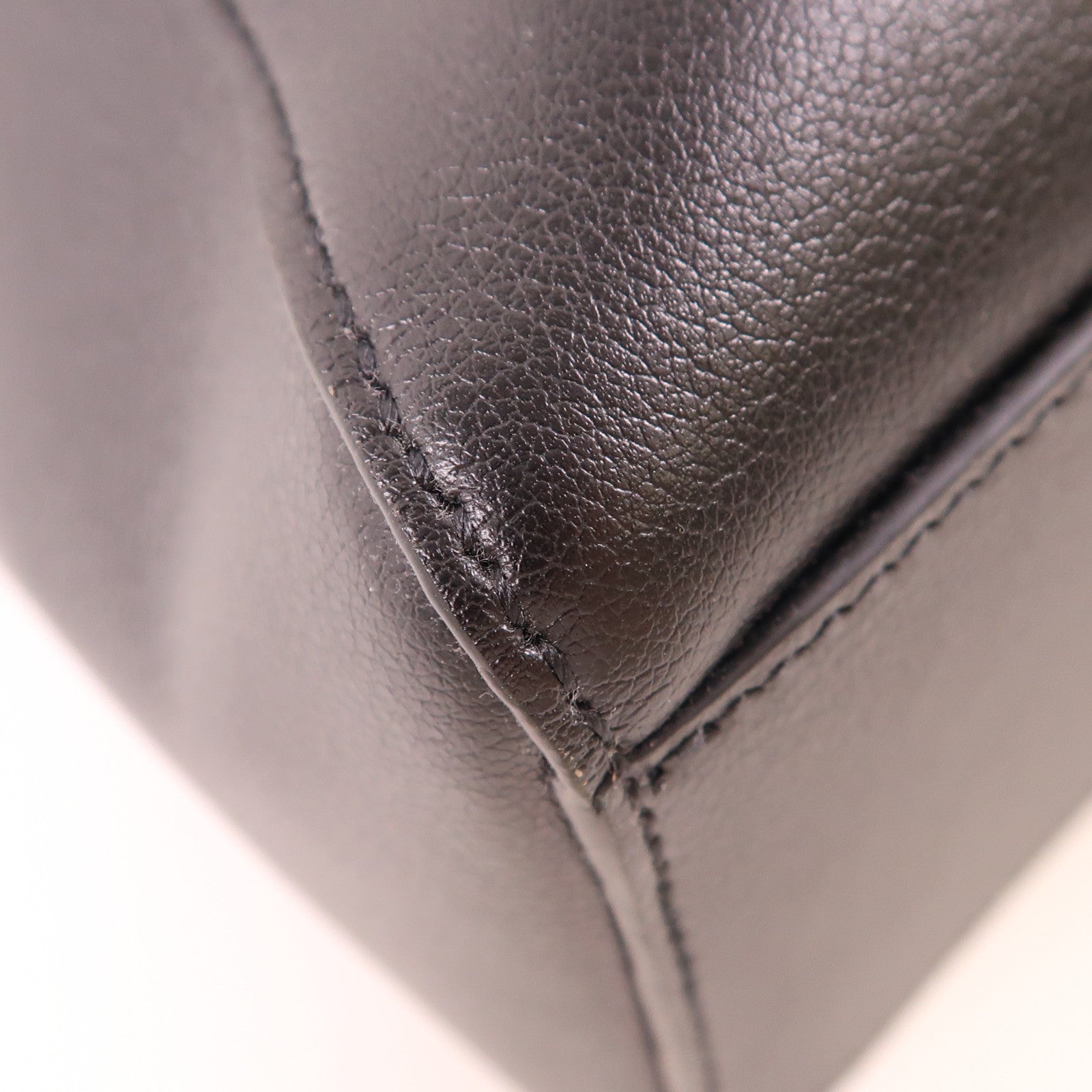 BALENCIAGA GHW Small Hourglass Tote Bag 2 Way Shoulder 810415 2ABE7/1000 Calf