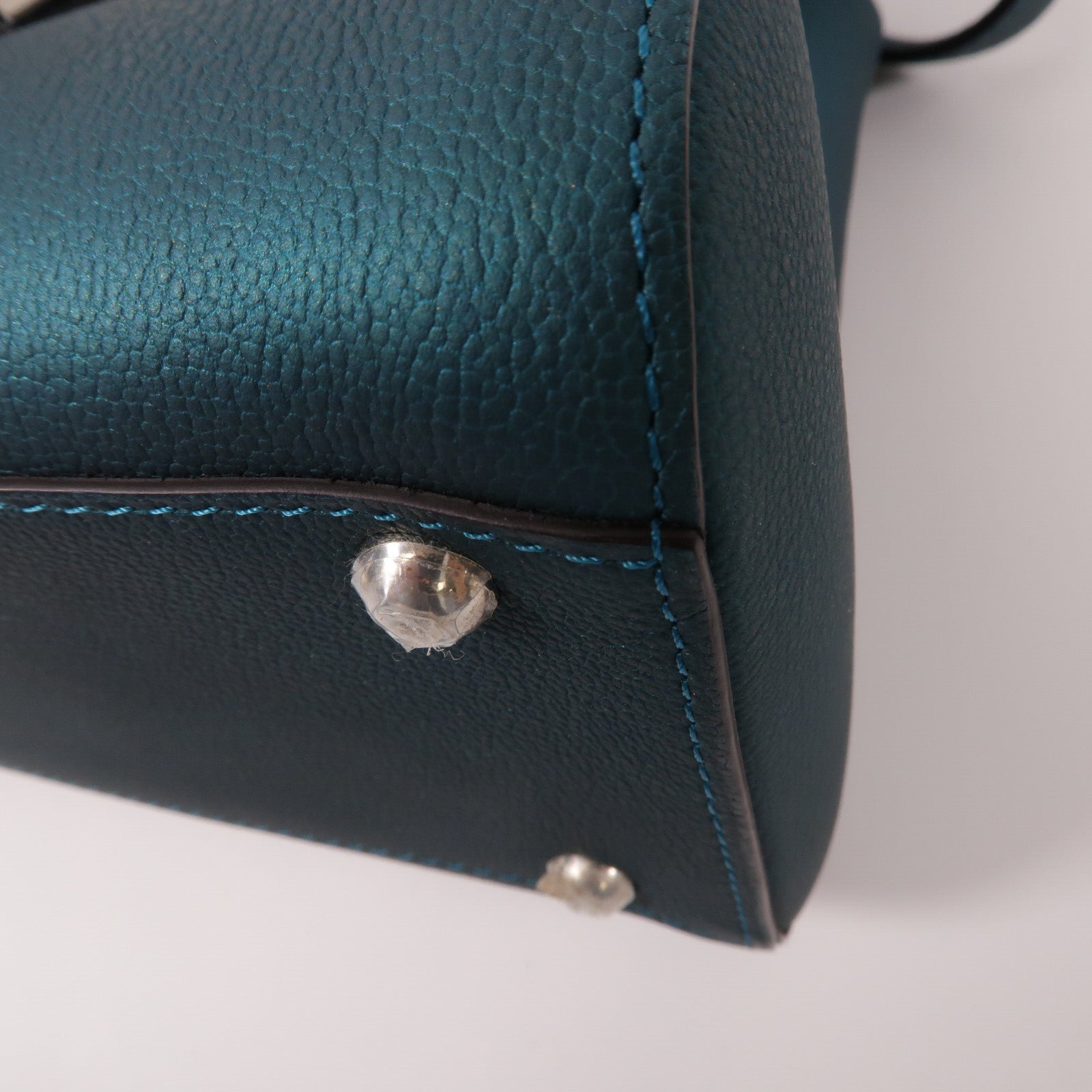 Delvaux 牛皮皮革Brillant Mini手挽肩背兩用袋