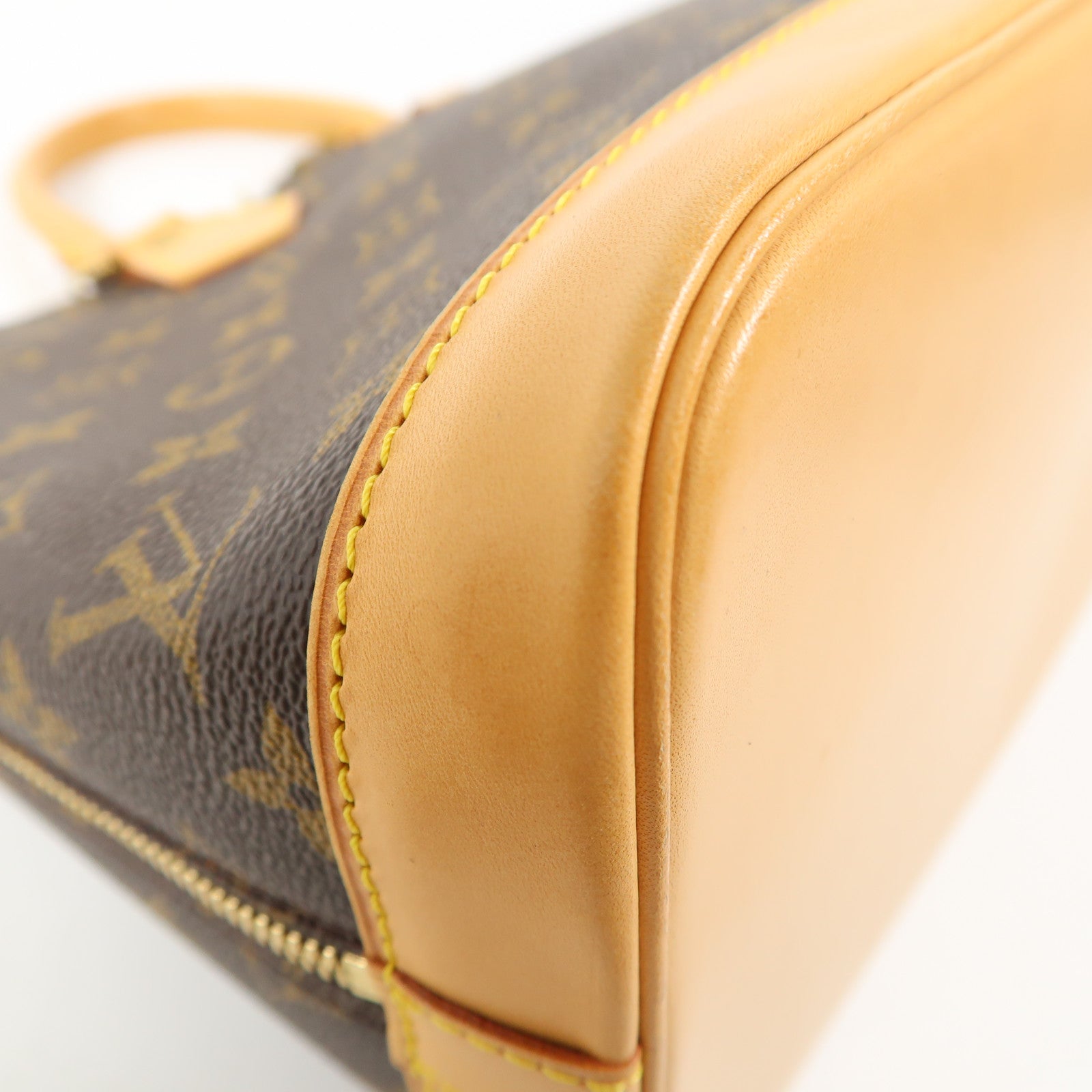 LOUIS VUITTON LV GHW Alma Handbag M51130 Monogram Brown