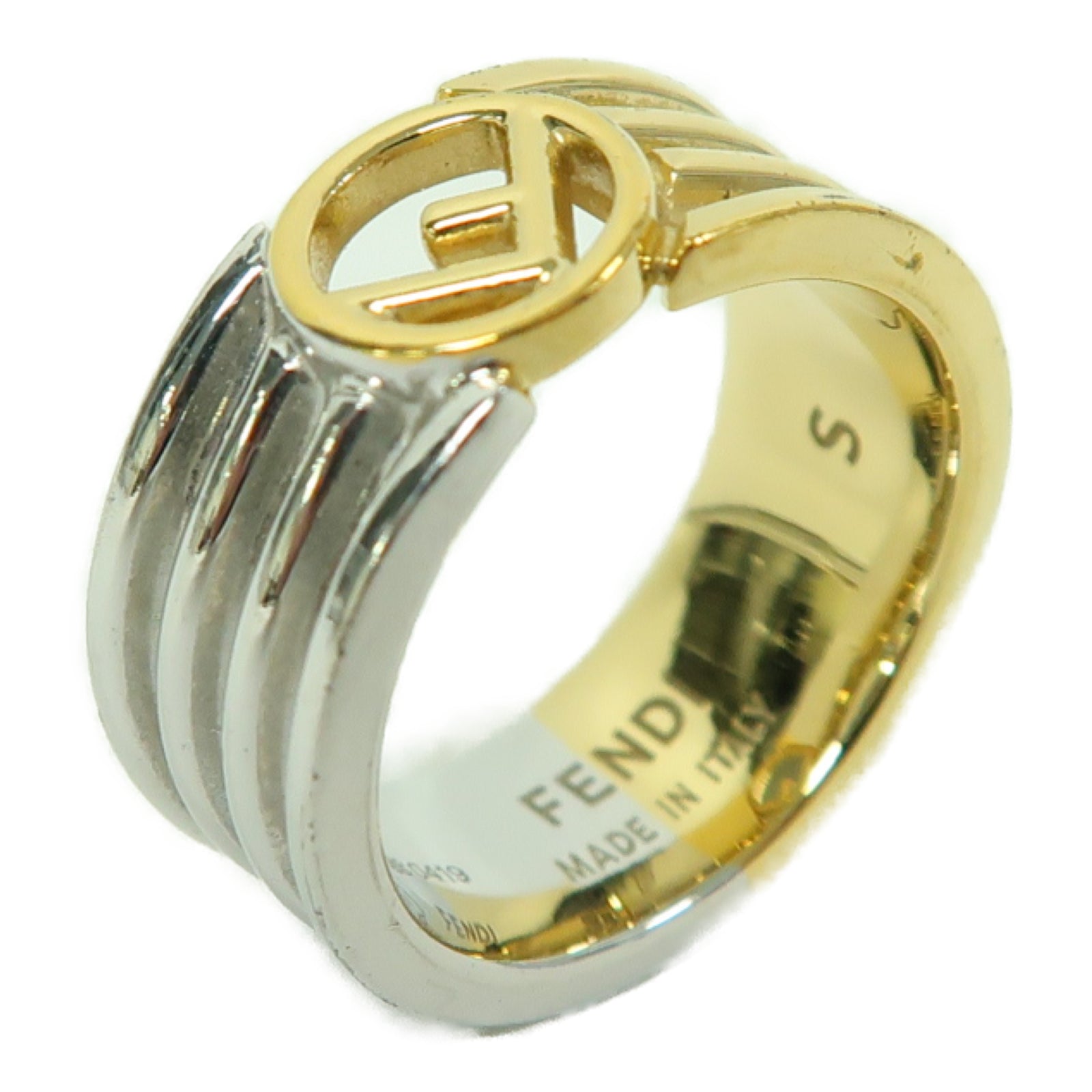 FENDI 【激減優惠】金屬Ring戒指金色/銀色US#5.75
