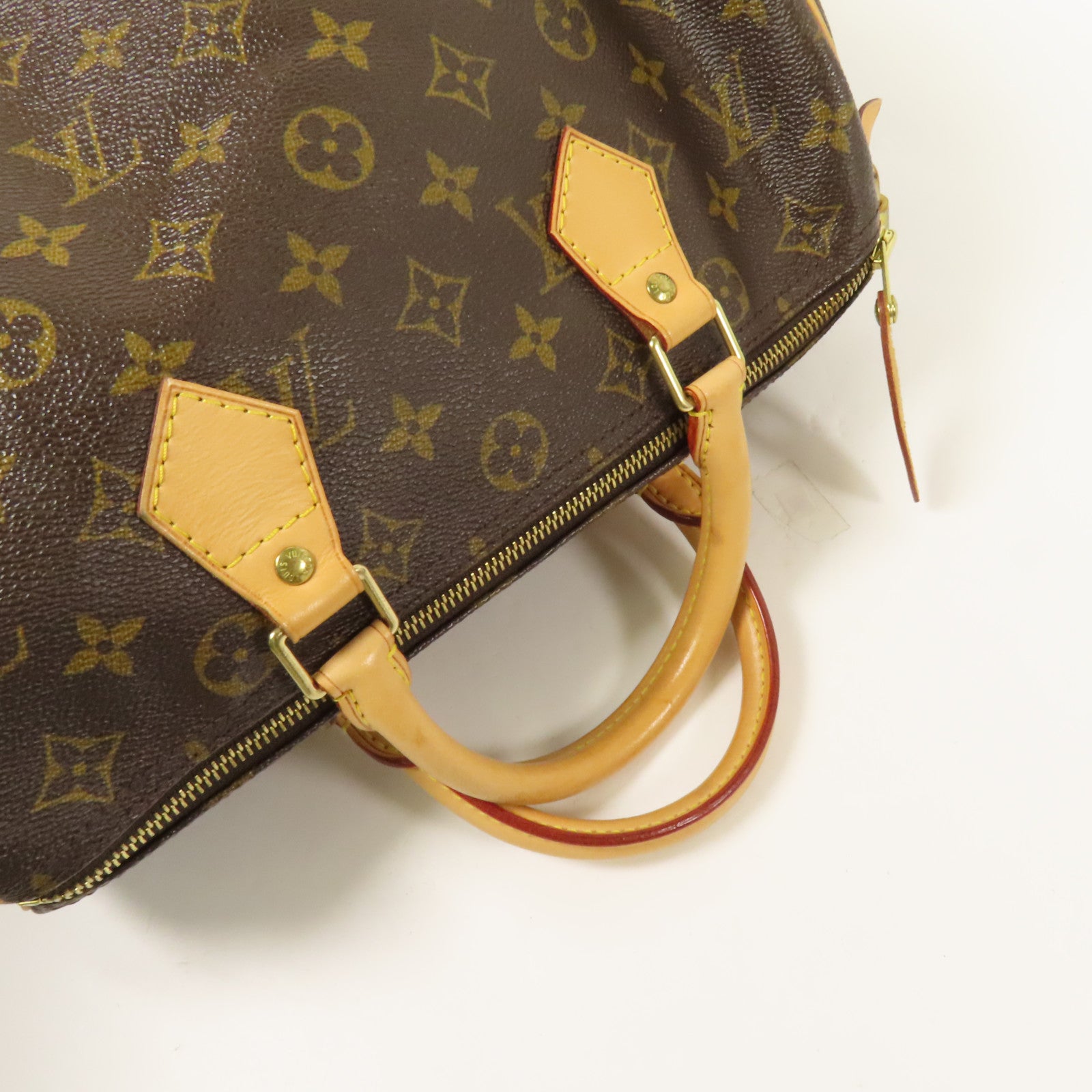LOUIS VUITTON Monogram Speedy 30金扣手挽袋