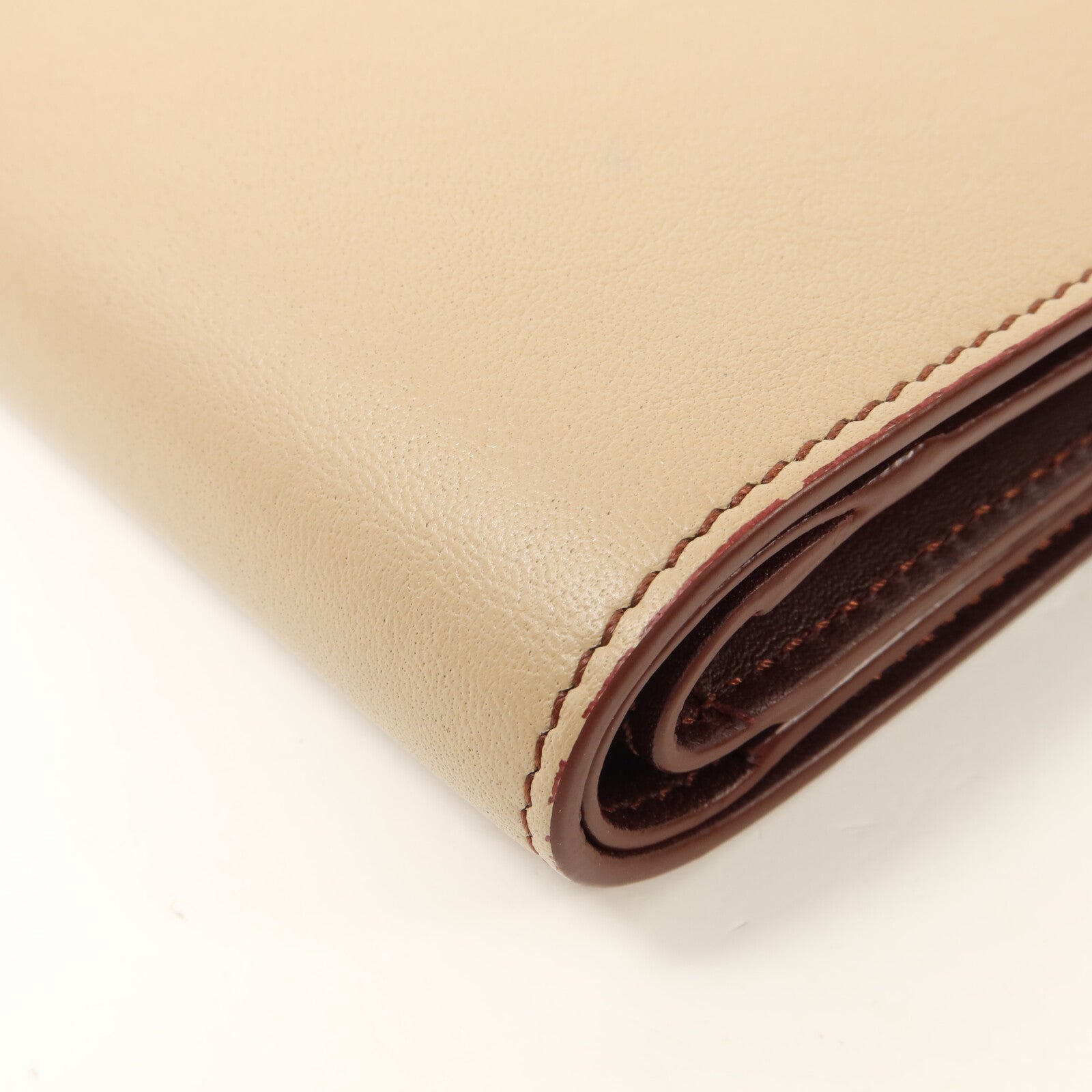 LOEWE 牛皮皮革Puzzle Slim Compact Wallet錢包