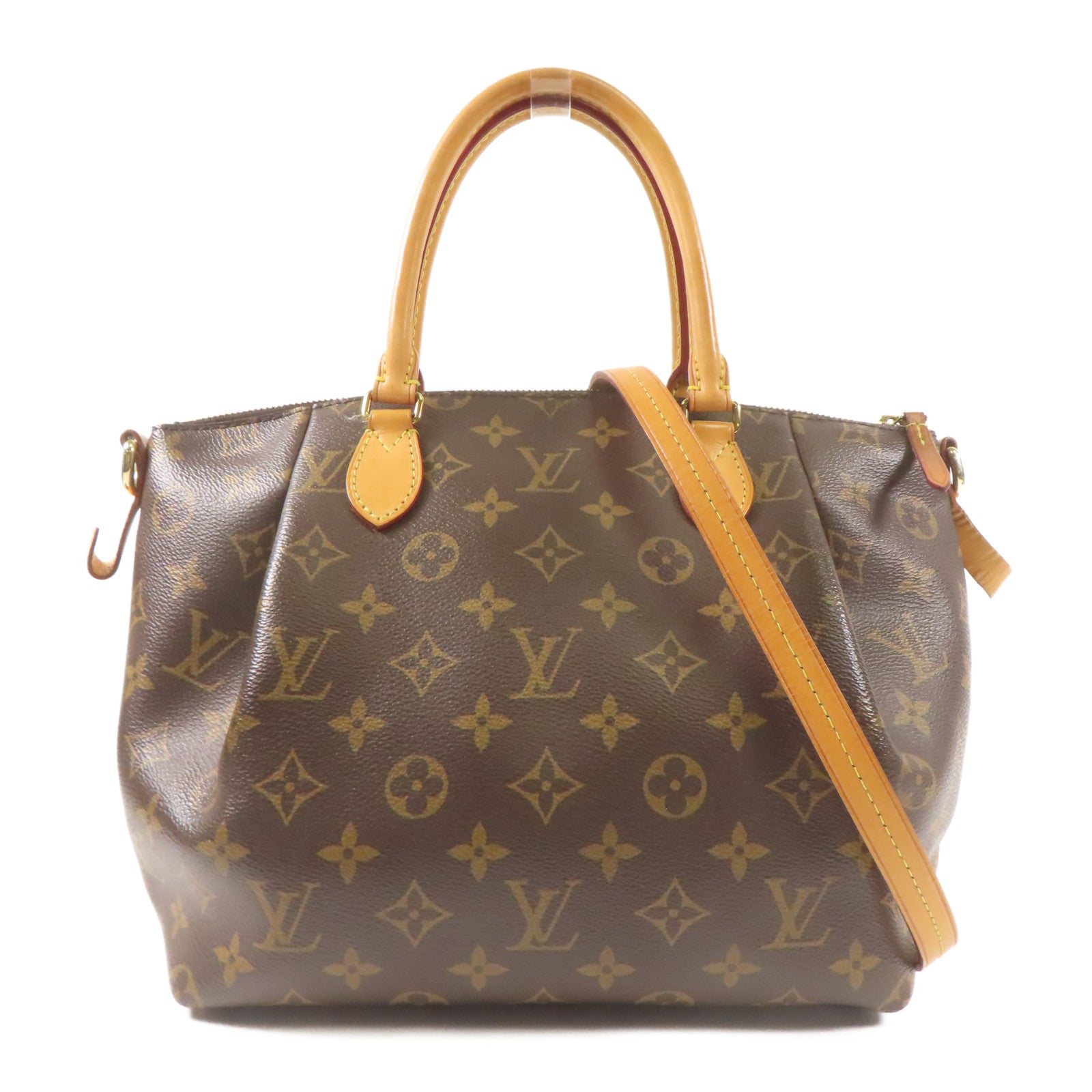 LOUIS VUITTON LV GHW Turenne PM 2 Way Shoulder Bag Handbag M48814 Monogram Brown