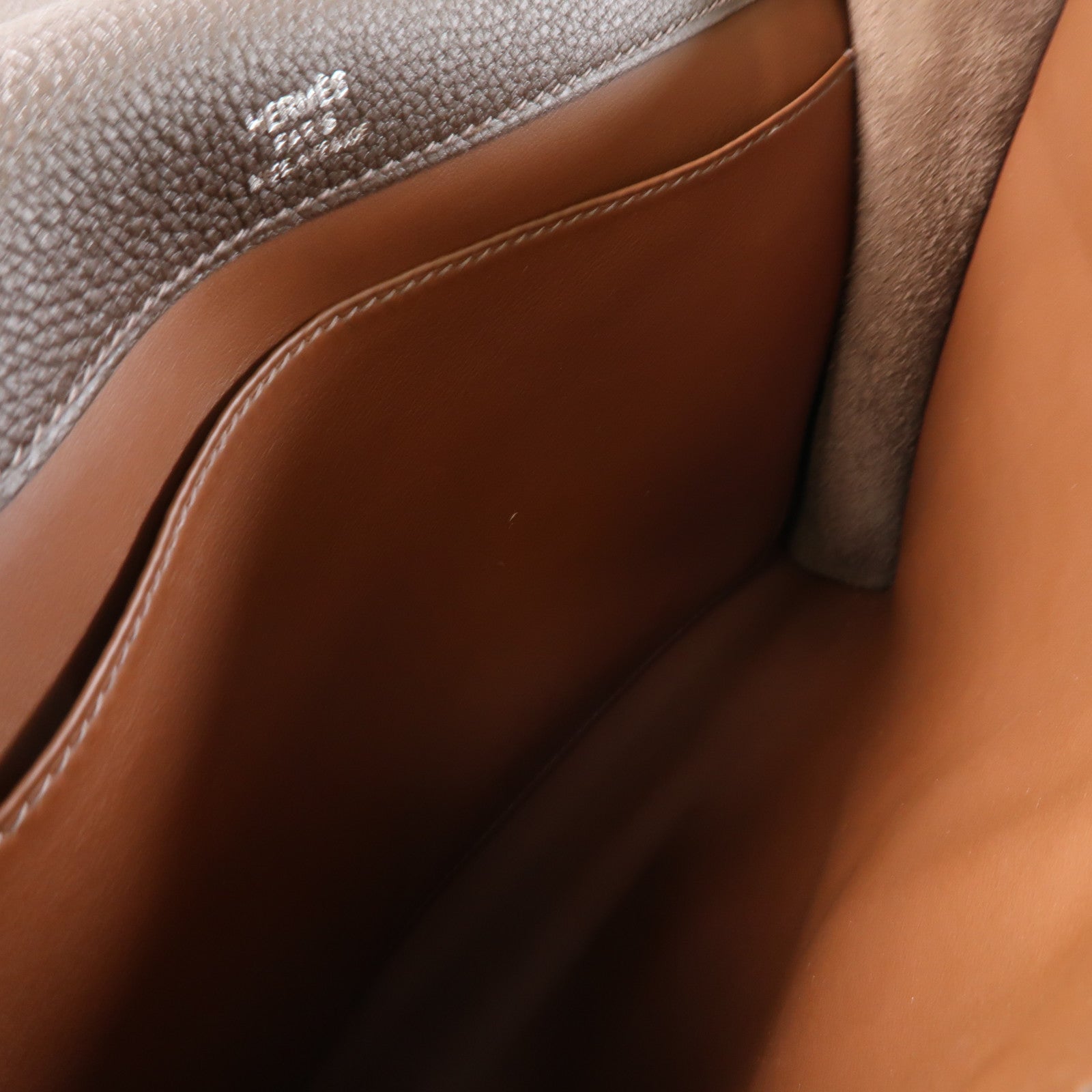 HERMES Togo皮革Sac A Depeches Messenger 29銀扣肩背袋啡色