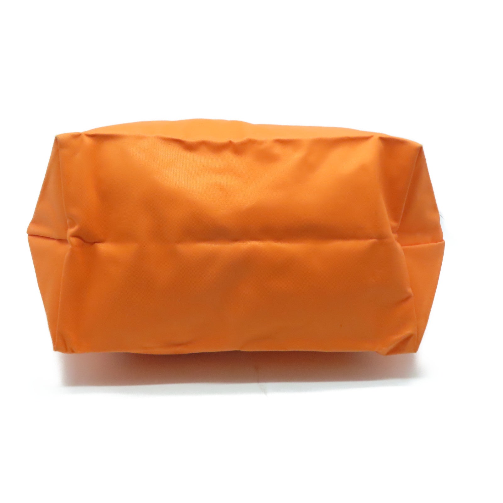 Longchamp 【激減優惠】尼龍Tote Bag銀扣肩背袋橙色