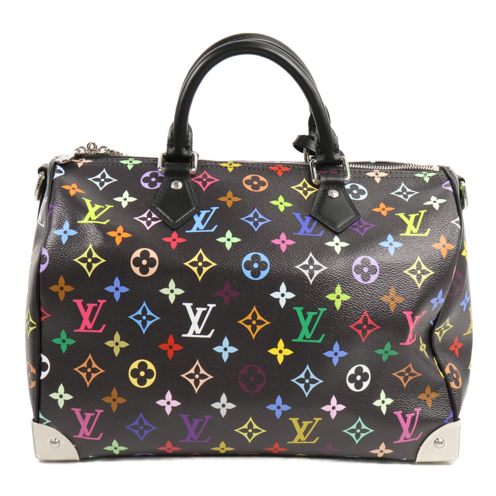 LOUIS VUITTON Monogram Multicolore LV x TM Speedy Soft 30手挽袋