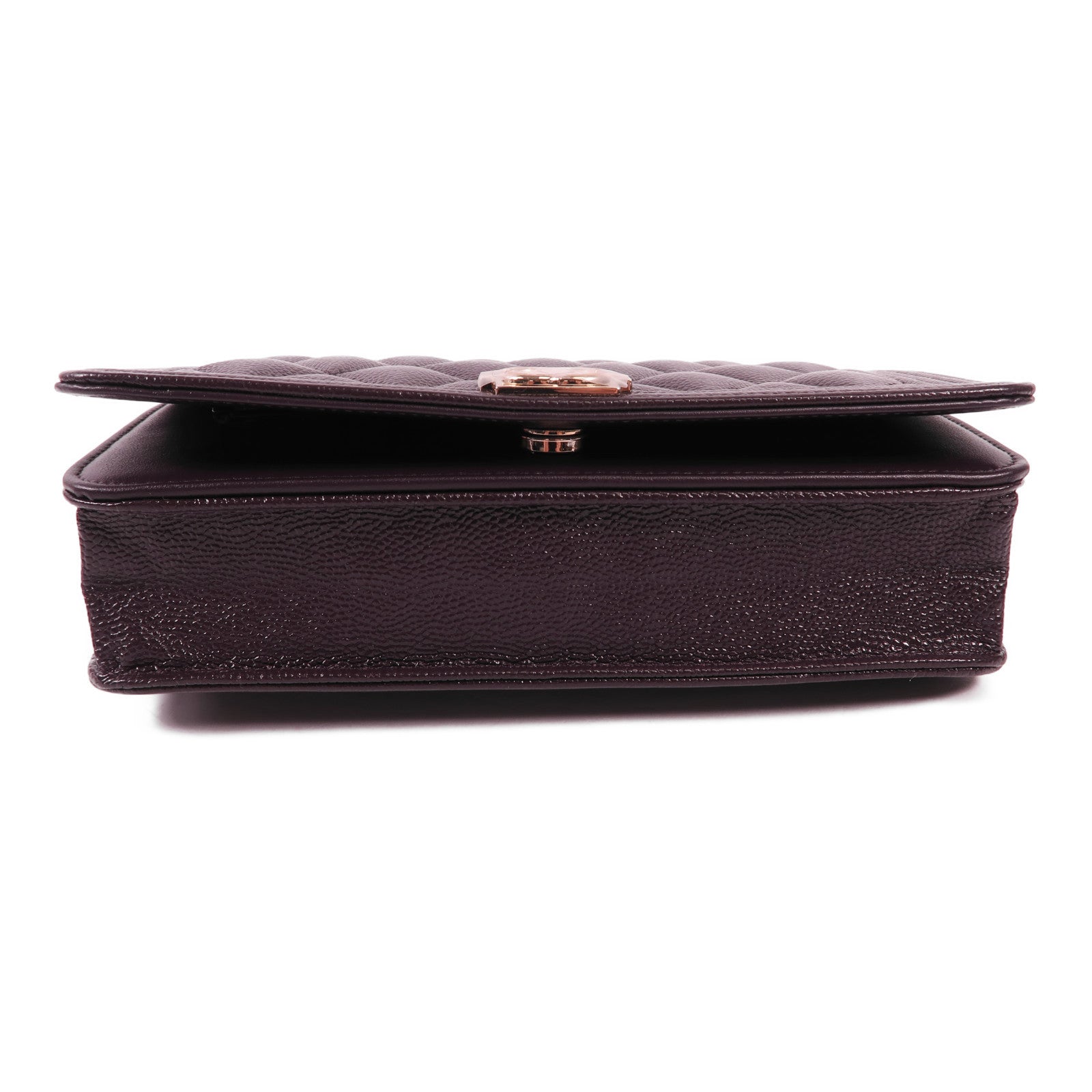 CHANEL 牛皮皮革Boy WOC Wallet On Chain金扣鏈帶肩背袋