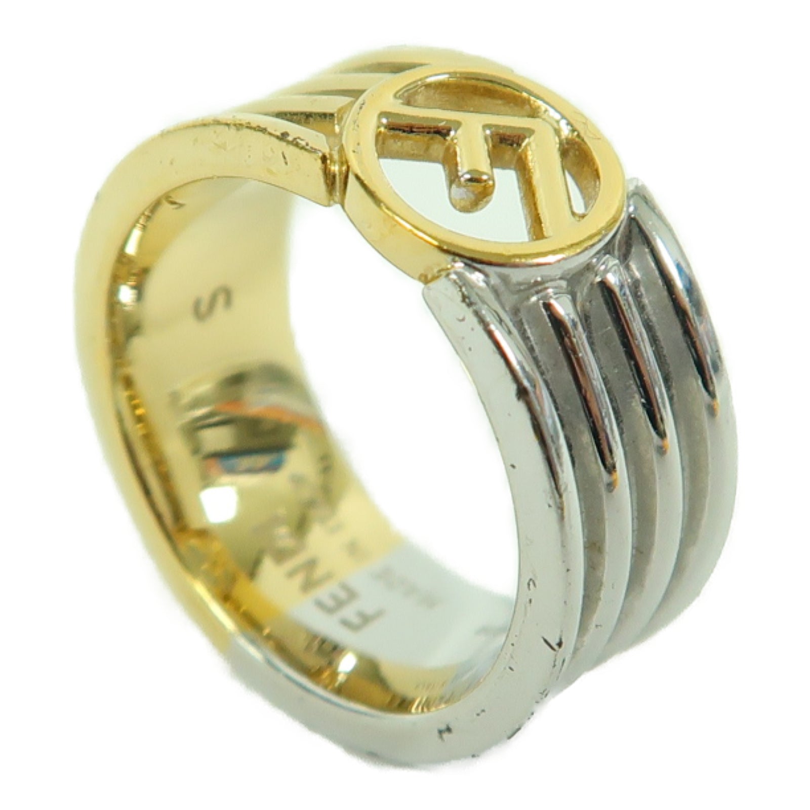 FENDI 【激減優惠】金屬Ring戒指金色/銀色US#5.75