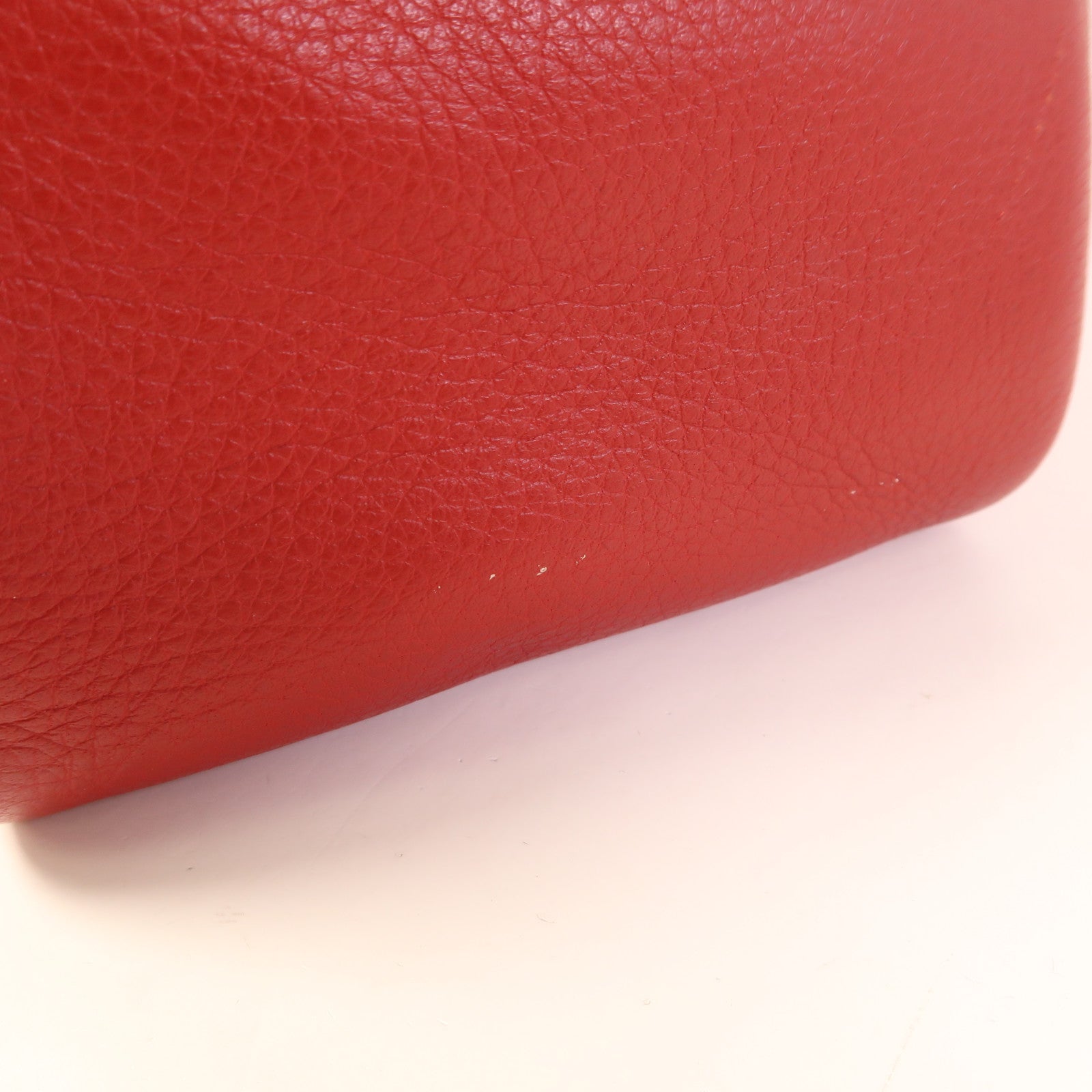 HERMES 【激減優惠】Clemence皮革Lindy 30金扣手挽肩背兩用袋 Rouge Tomate