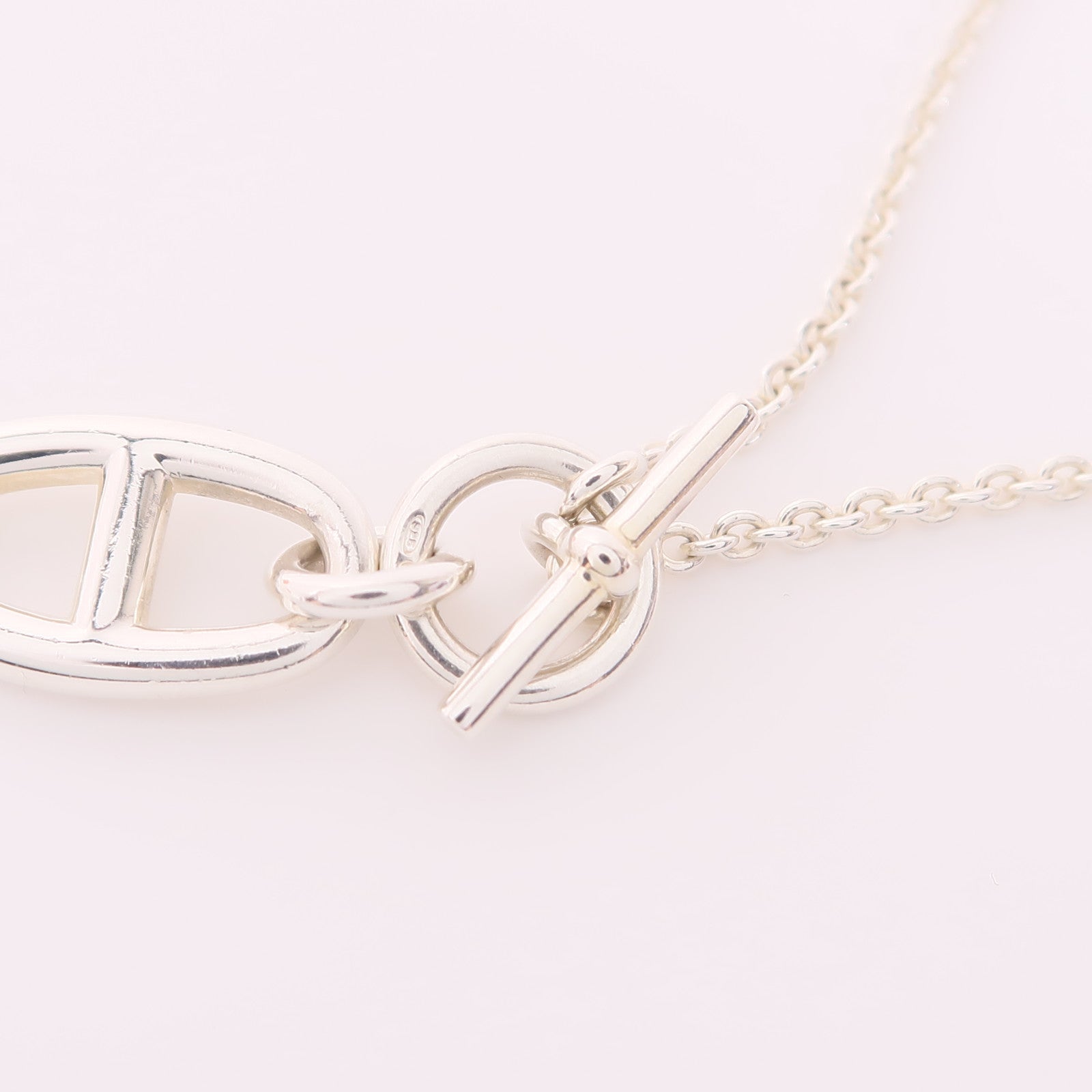 HERMES 925純銀Chaine d'ancre Enchainee項鍊