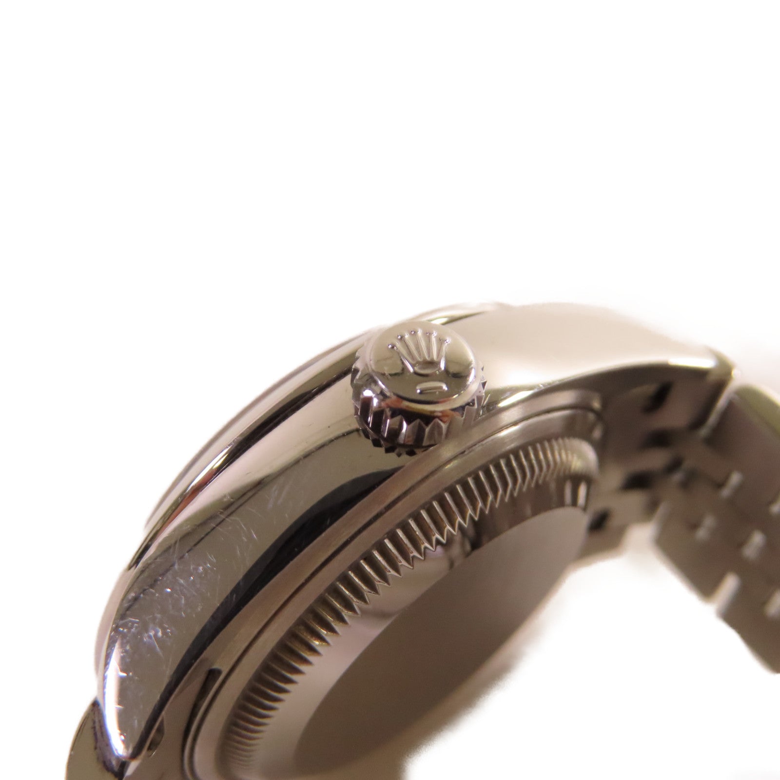 ROLEX Lady Datejust Watch不鏽鋼自動機芯手錶碳灰色