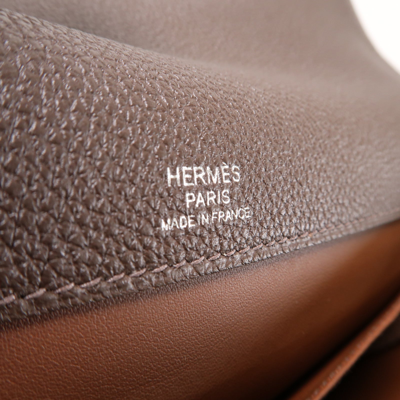 HERMES Togo皮革Sac A Depeches Messenger 29銀扣肩背袋啡色