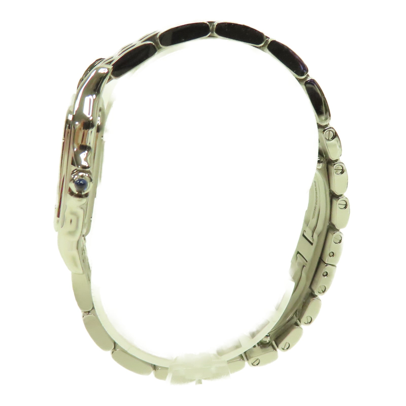CARTIER Panthere De不鏽鋼手錶石英機芯白色