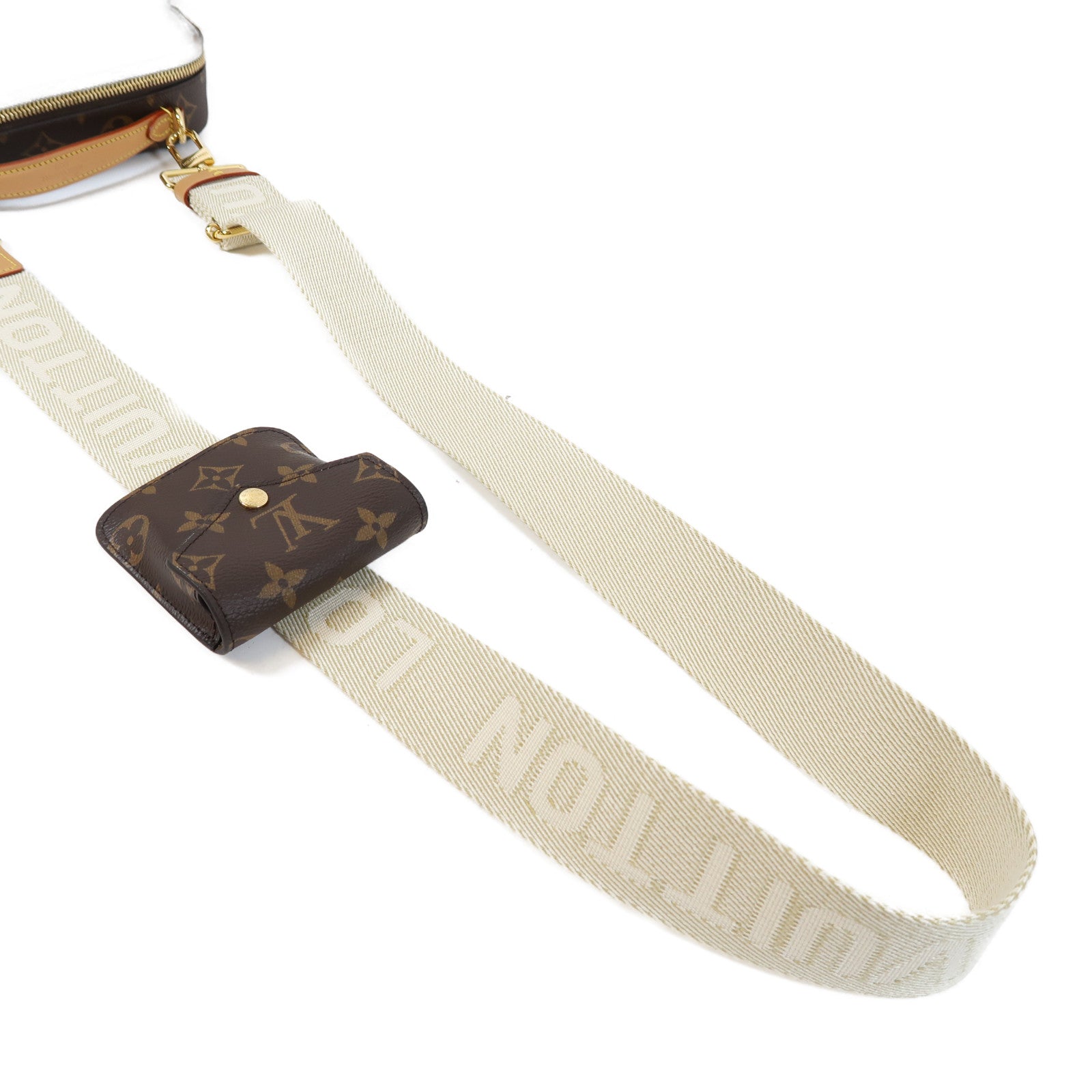 LOUIS VUITTON Monogram Utility金扣手挽肩背兩用袋啡色