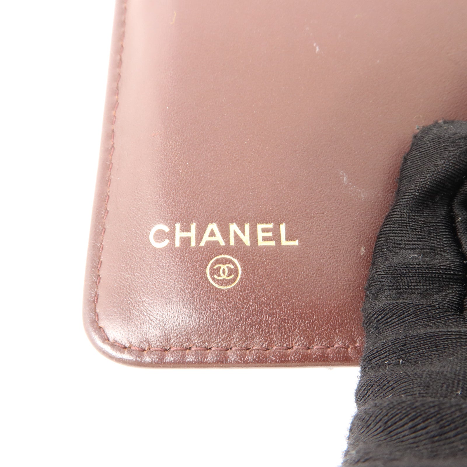 CHANEL 牛皮皮革Classic Long Flap Wallet金扣長錢包