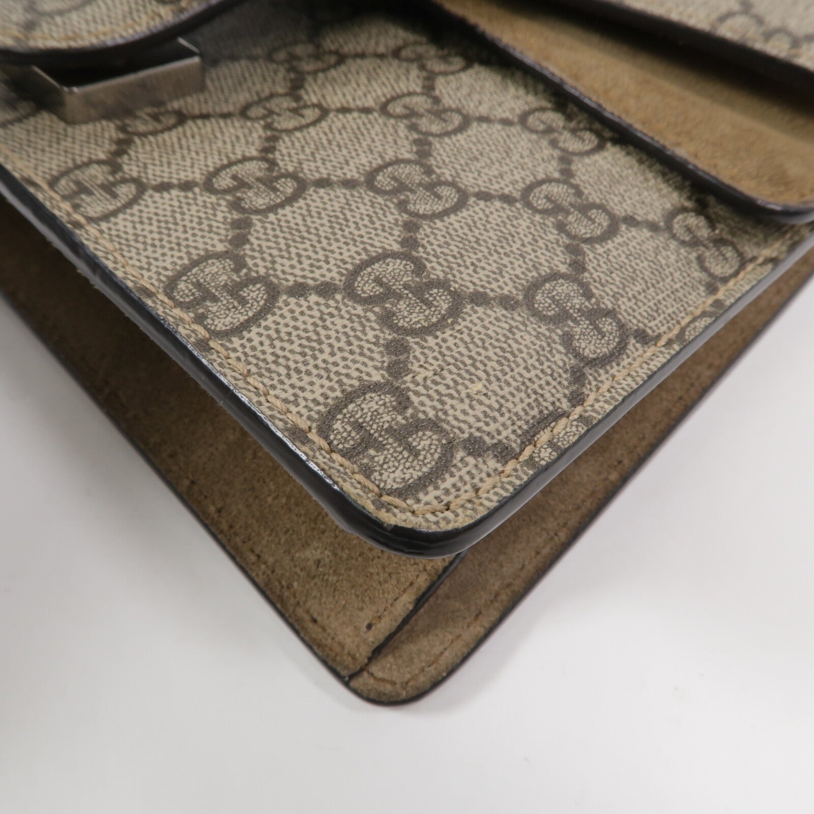 GUCCI 塗層帆布Mini Dionysus鏈帶肩背袋