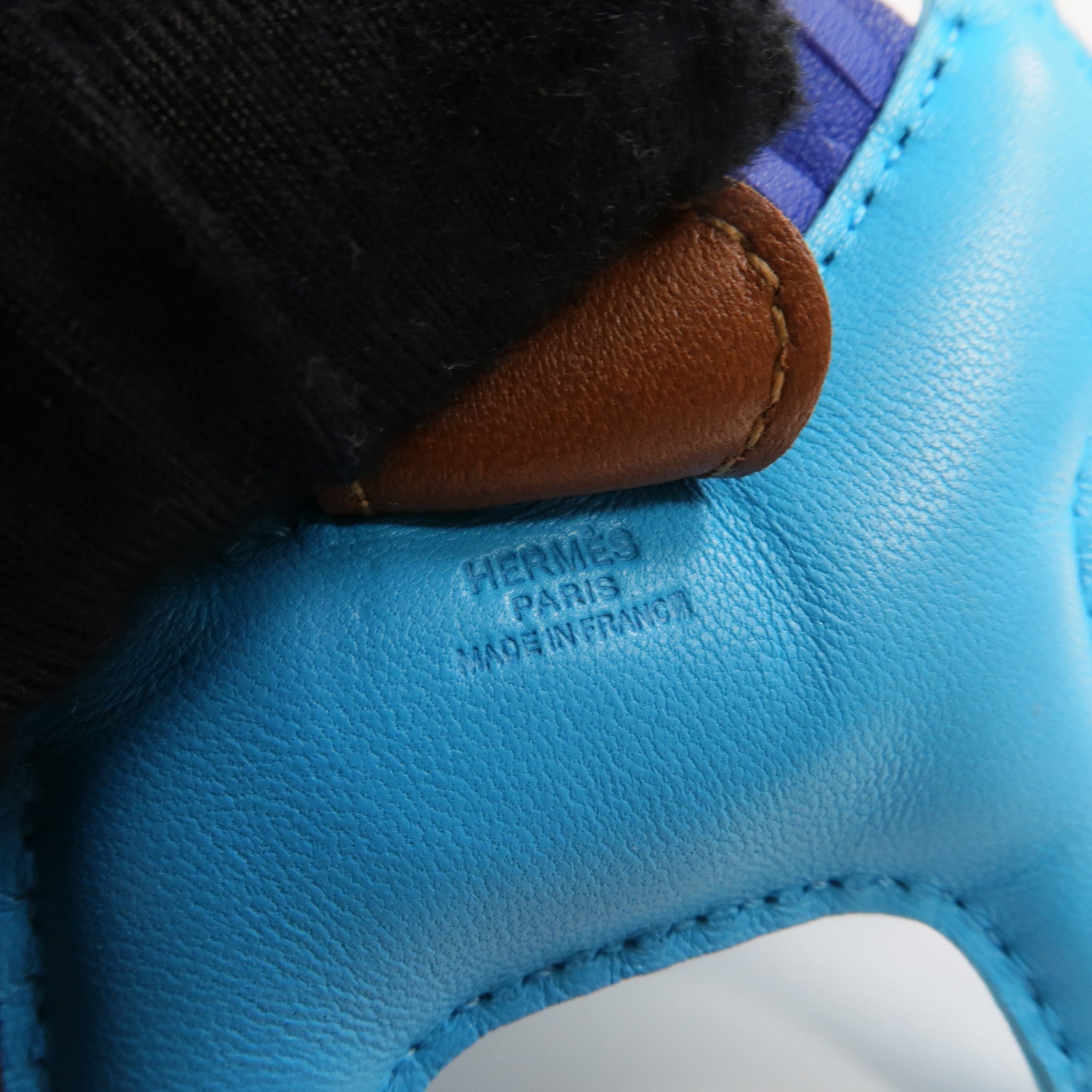 HERMES Milo皮革Rodeo PM掛飾