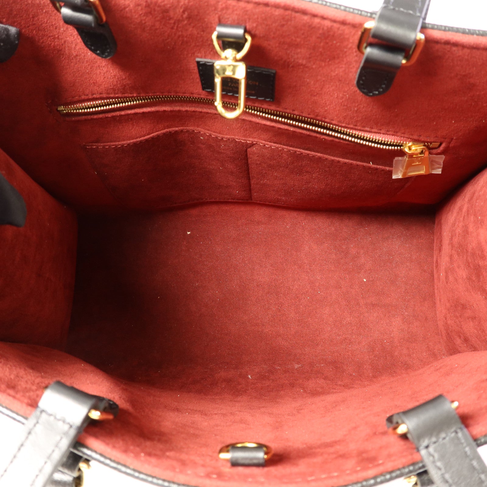 LOUIS VUITTON Monogram Empreinte OnTheGO金扣手挽肩背兩用袋