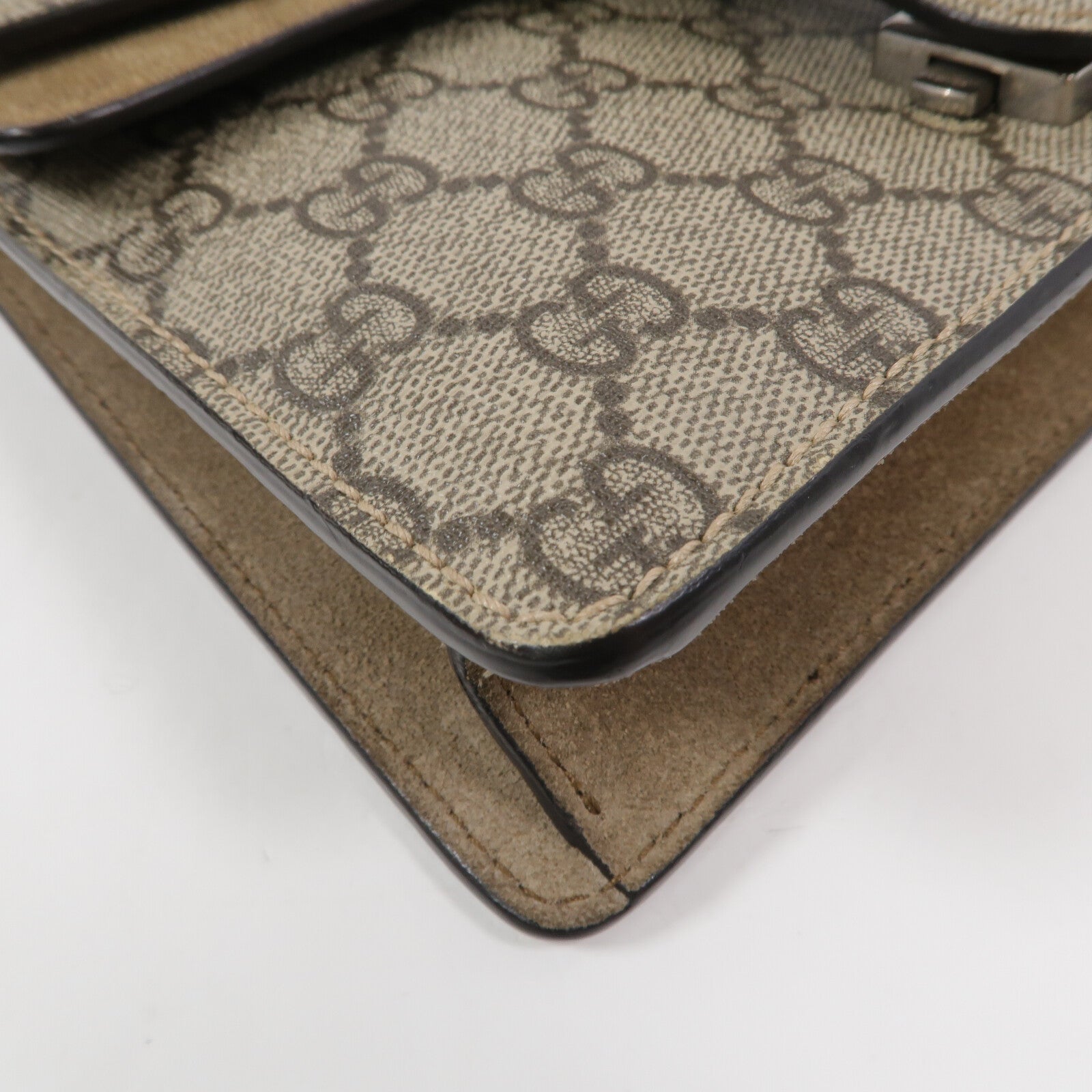 GUCCI 塗層帆布Mini Dionysus鏈帶肩背袋