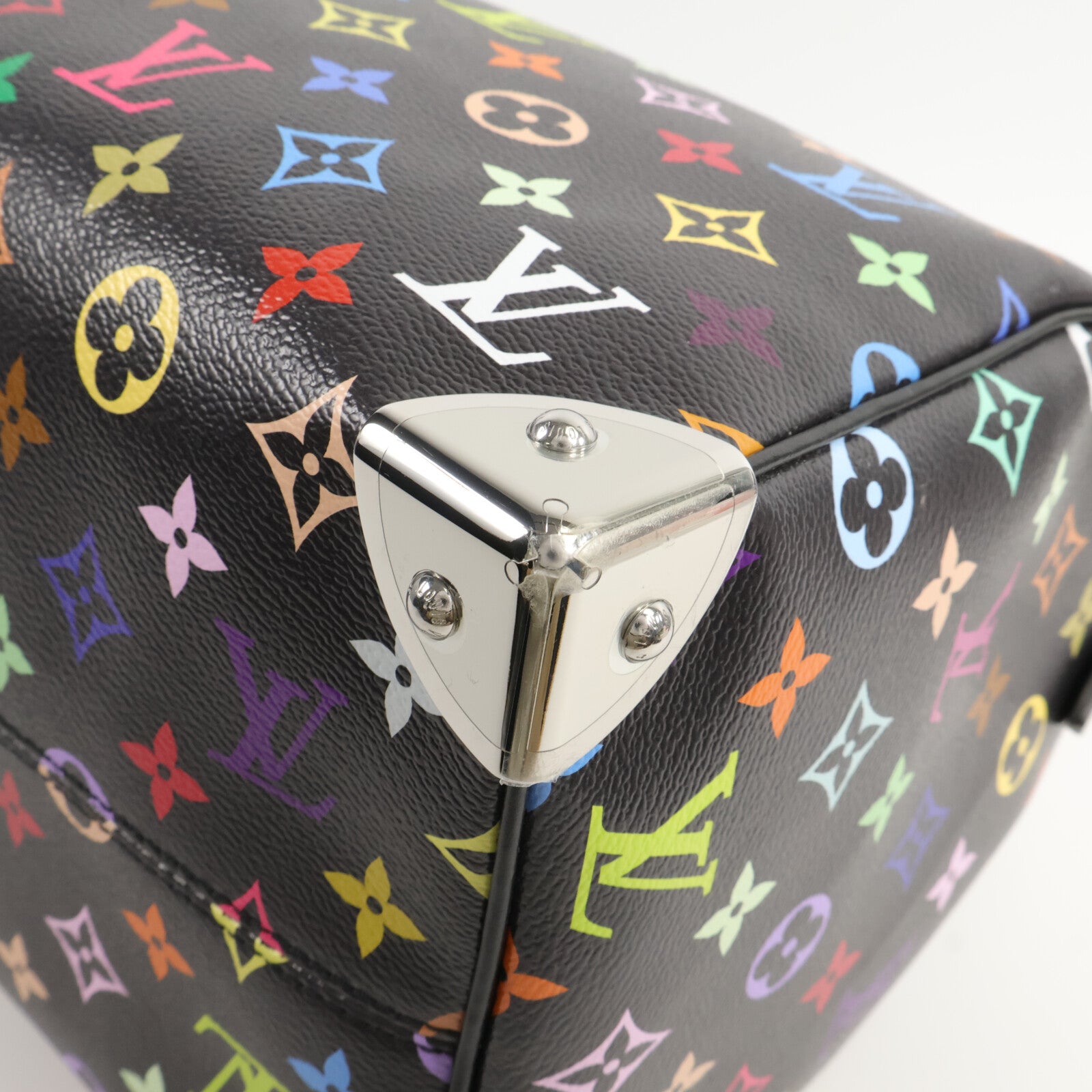 LOUIS VUITTON Monogram Multicolore LV x TM Speedy Soft 30手挽袋