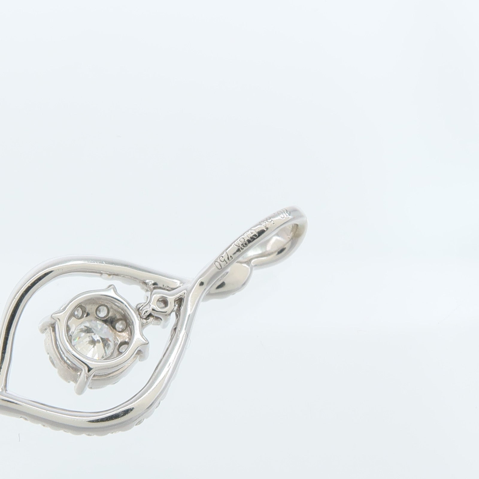 JEWELRY 18K白金Diamond Pendant鑽石吊墜