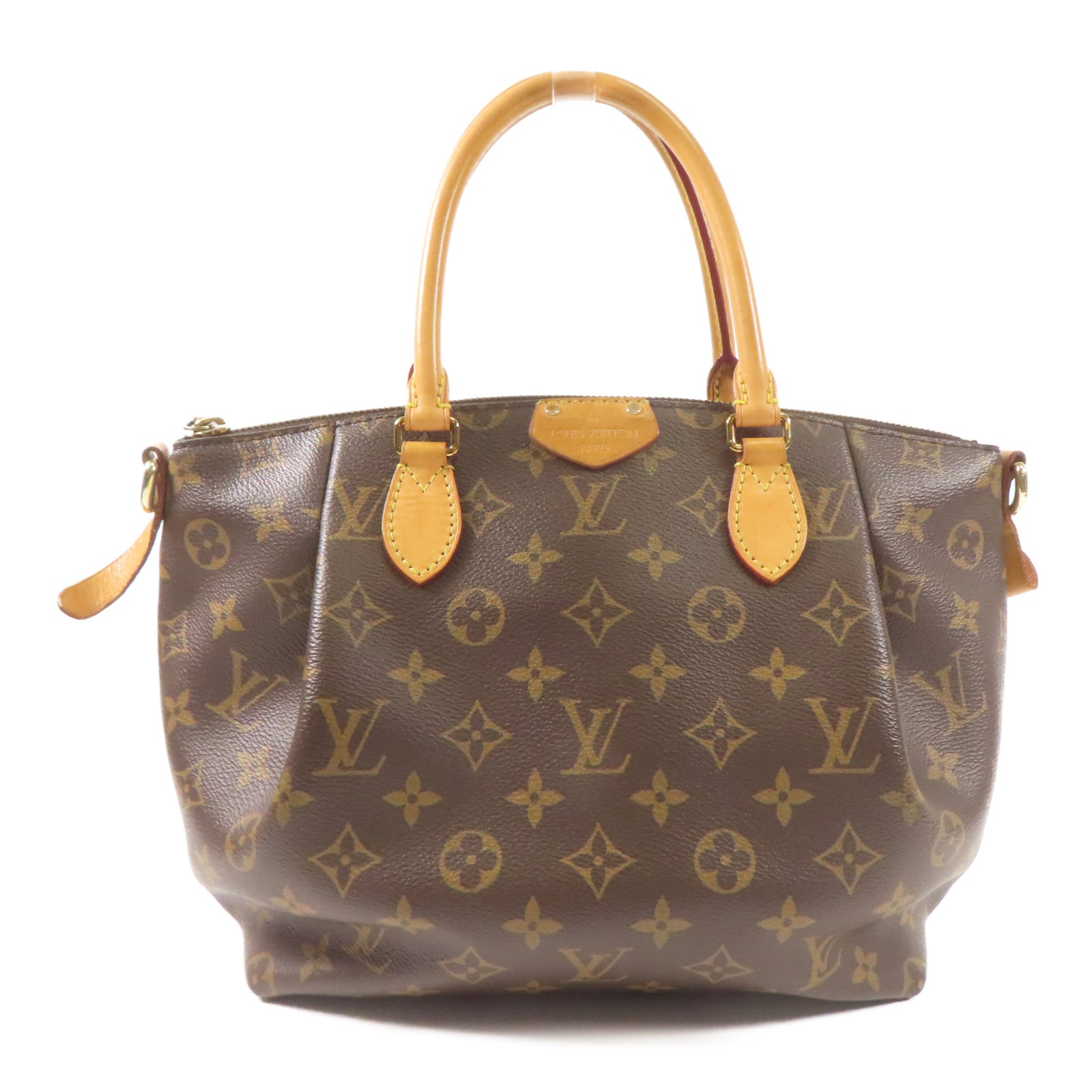 LOUIS VUITTON LV GHW Turenne PM 2 Way Shoulder Bag Handbag M48814 Monogram Brown