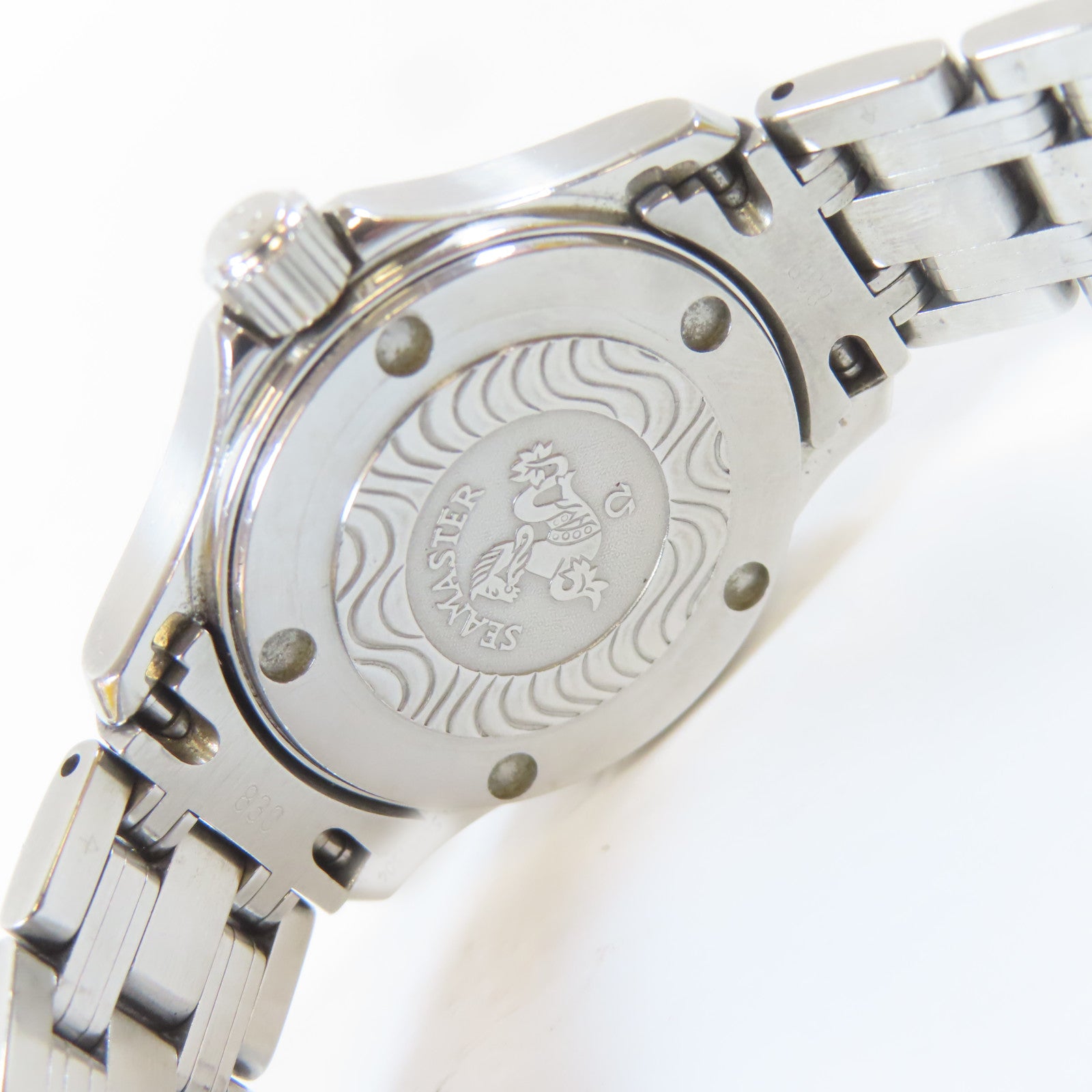 OMEGA Seamaster不鏽鋼手錶石英機芯藍色