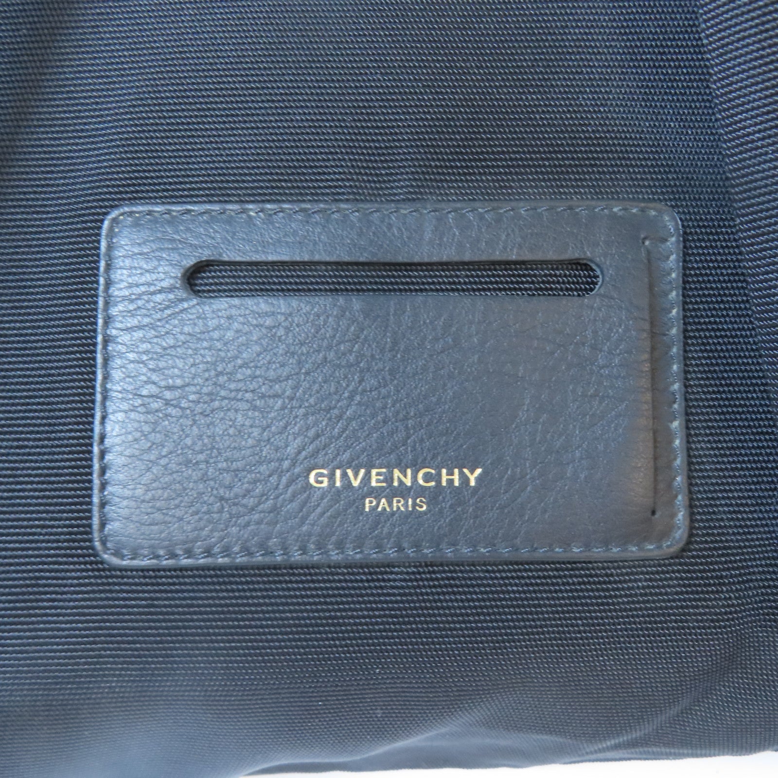 GIVENCHY PVC Backpack銀扣背包黑色