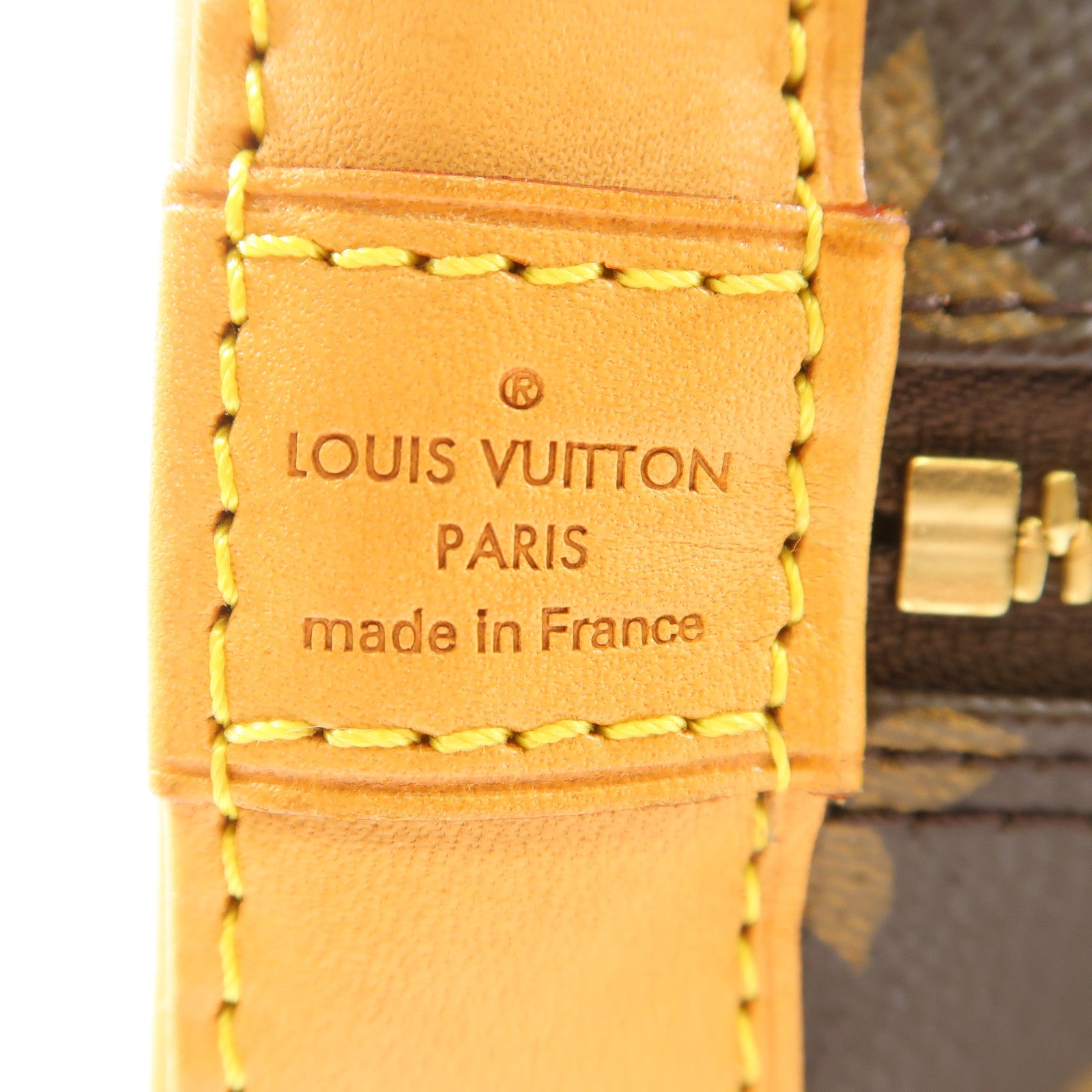 LOUIS VUITTON Monogram Alma BB金扣手挽肩背兩用袋啡色