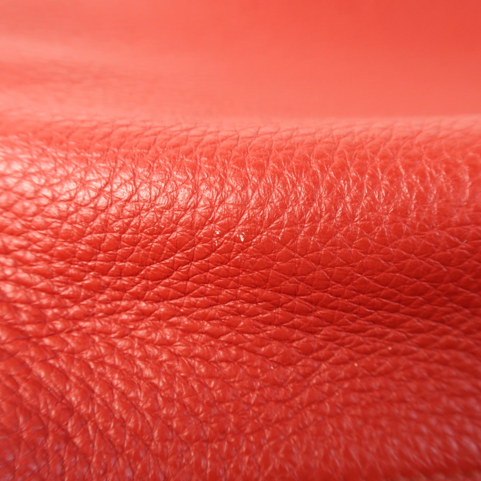 HERMES 【激減優惠】Clemence皮革Lindy 30金扣手挽肩背兩用袋 Rouge Tomate