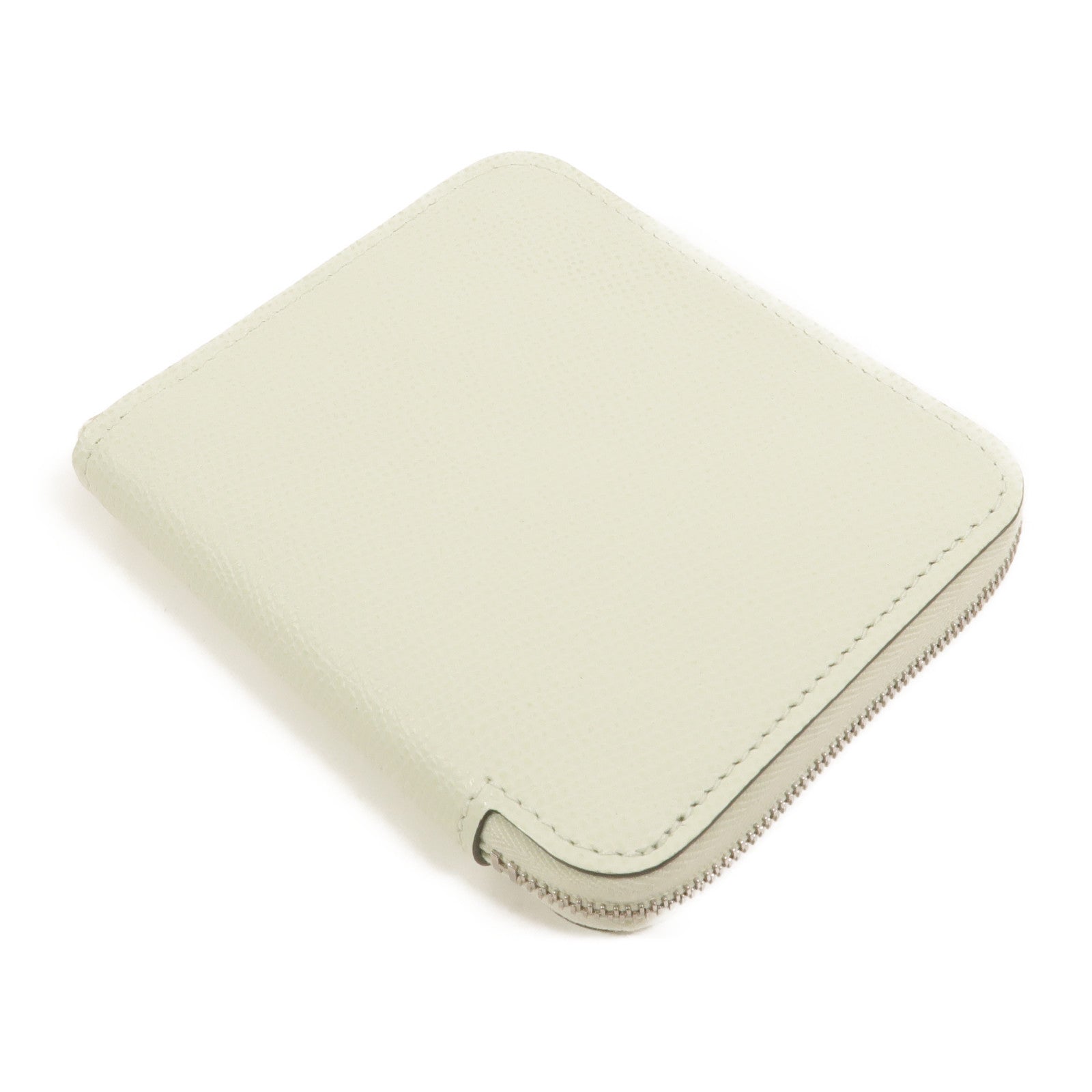 HERMES Epsom皮革Silk In Compact Wallet錢包Vert Fizz