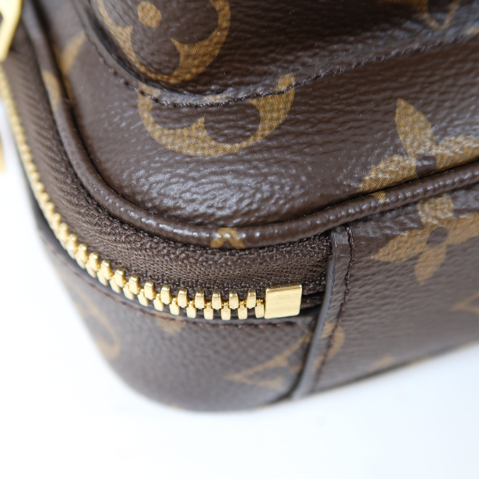 LOUIS VUITTON Monogram Utility金扣手挽肩背兩用袋啡色