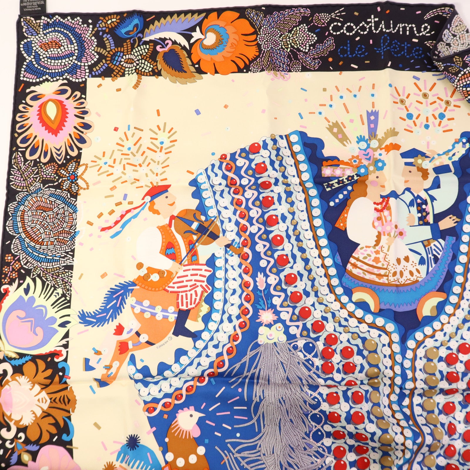 HERMES 絲質Scarf 90X90絲巾