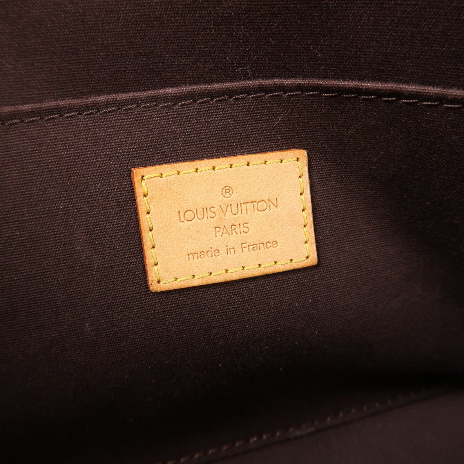 LOUIS VUITTON Monogram Vernis Roxbury Drive金扣手挽肩背兩用袋酒紅色