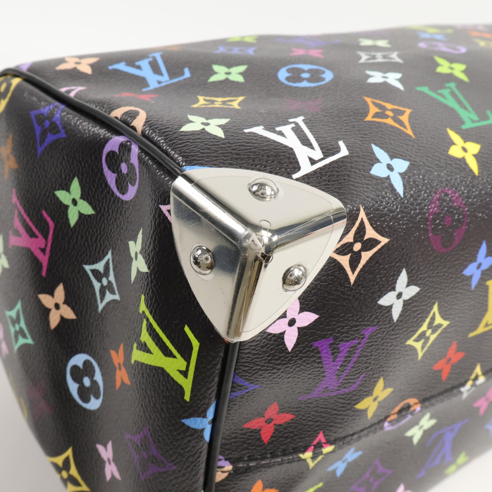 LOUIS VUITTON Monogram Multicolore LV x TM Speedy Soft 30手挽袋
