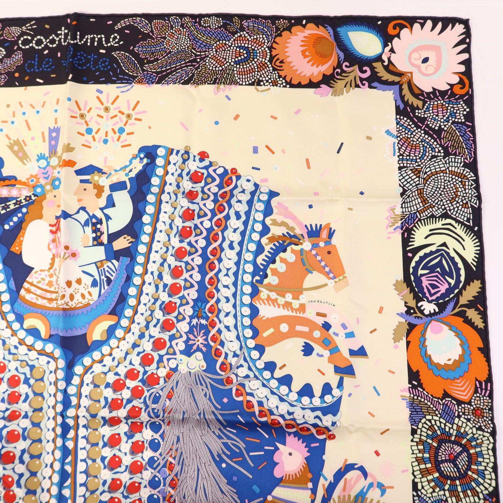 HERMES 絲質Scarf 90X90絲巾