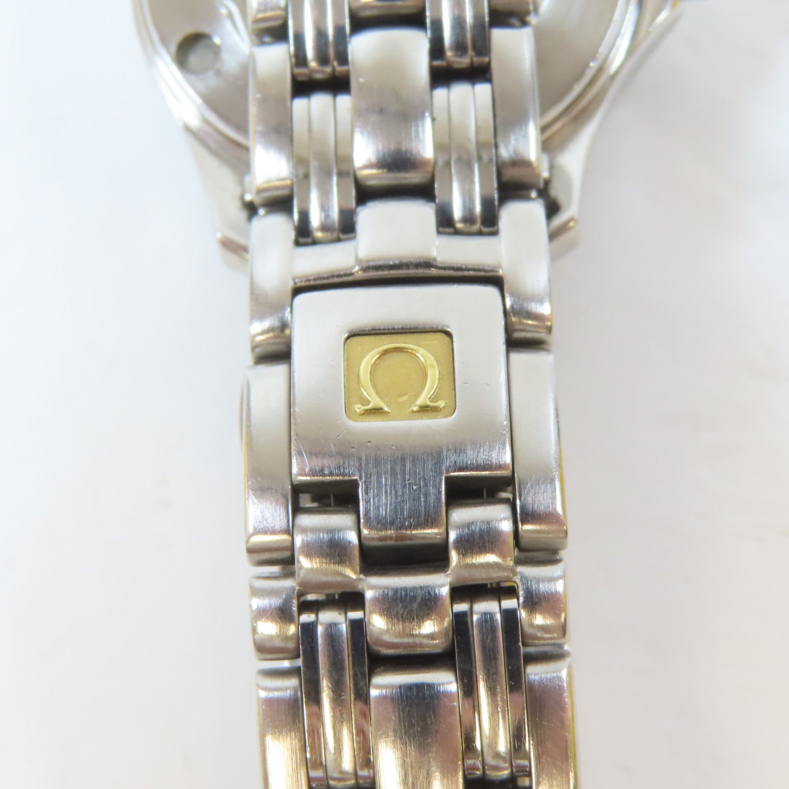 OMEGA Seamaster不鏽鋼手錶石英機芯藍色