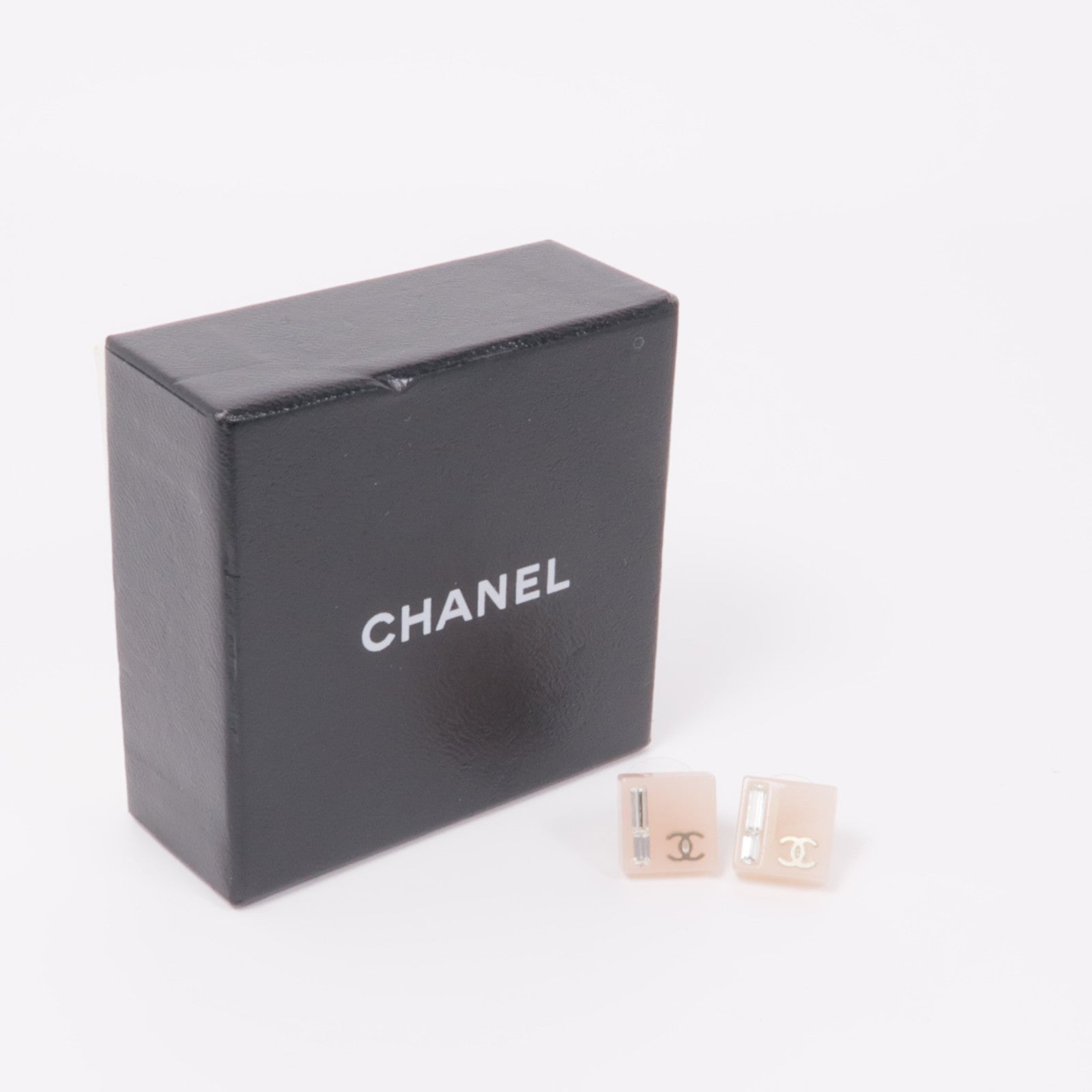 CHANEL CC Earrings Accessories PVC Pink