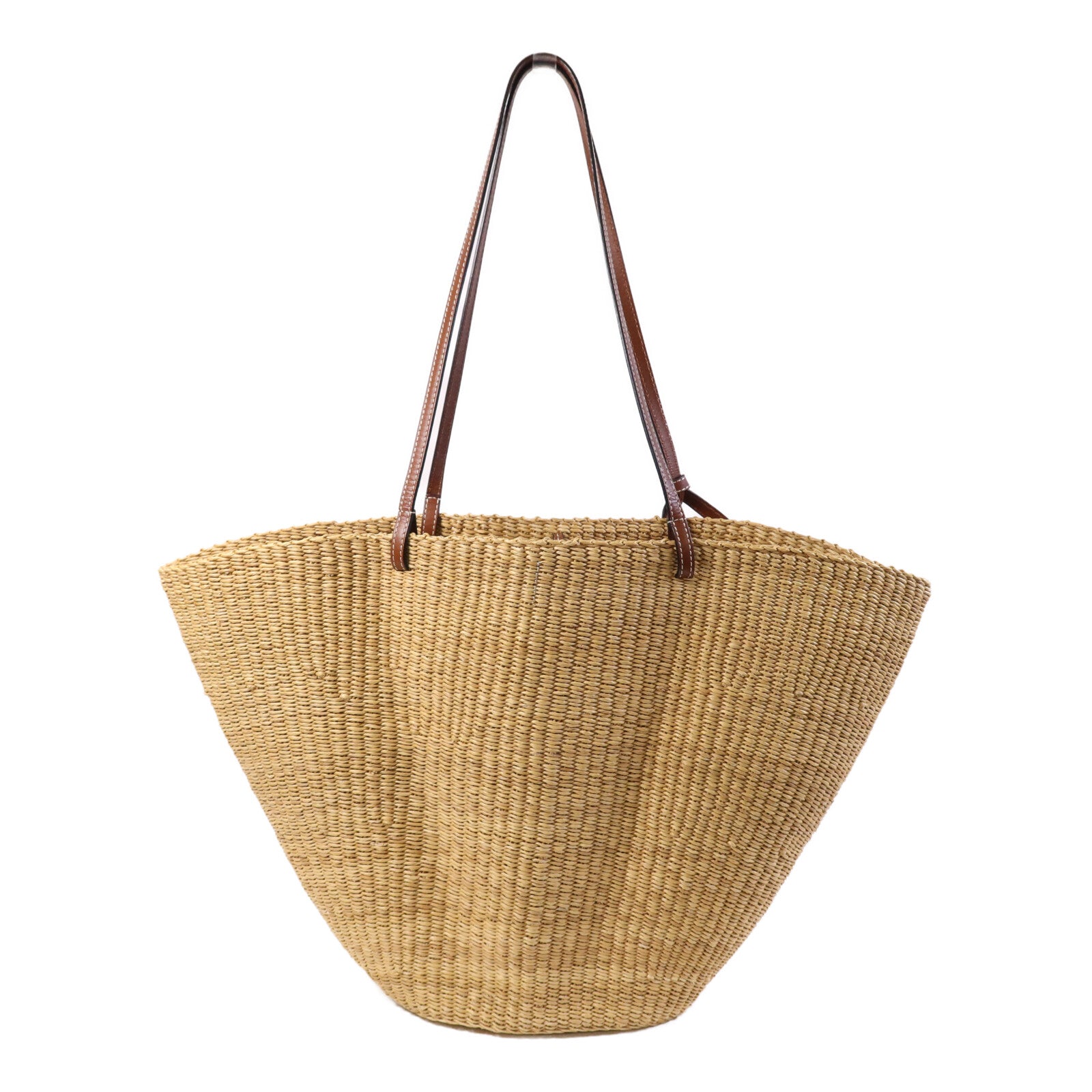 LOEWE 藤料Shell Basket Bag肩背袋