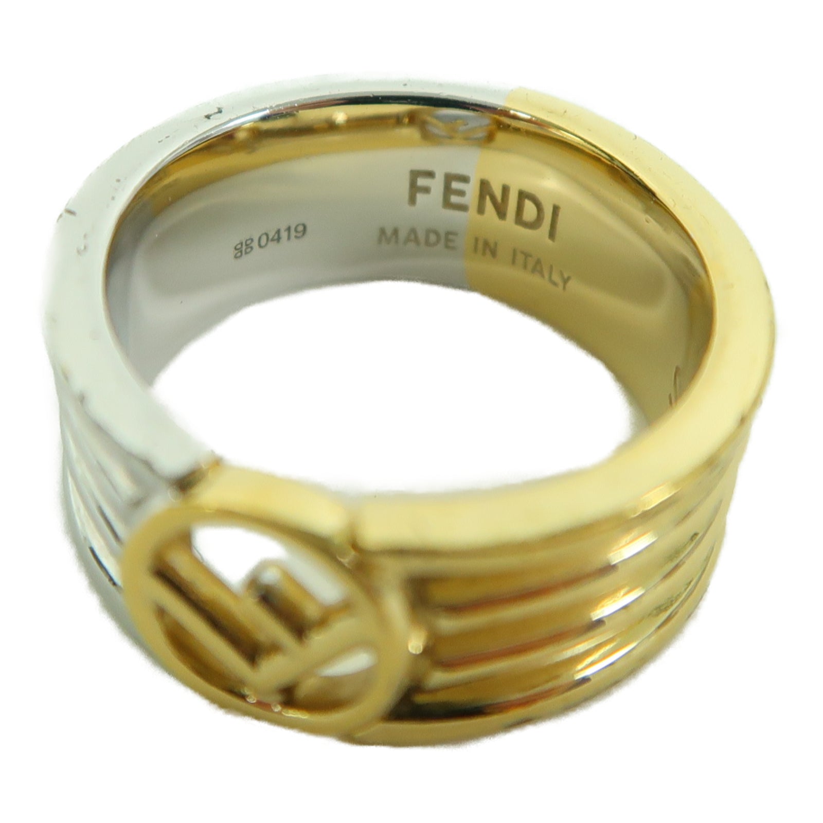 FENDI 【激減優惠】金屬Ring戒指金色/銀色US#5.75
