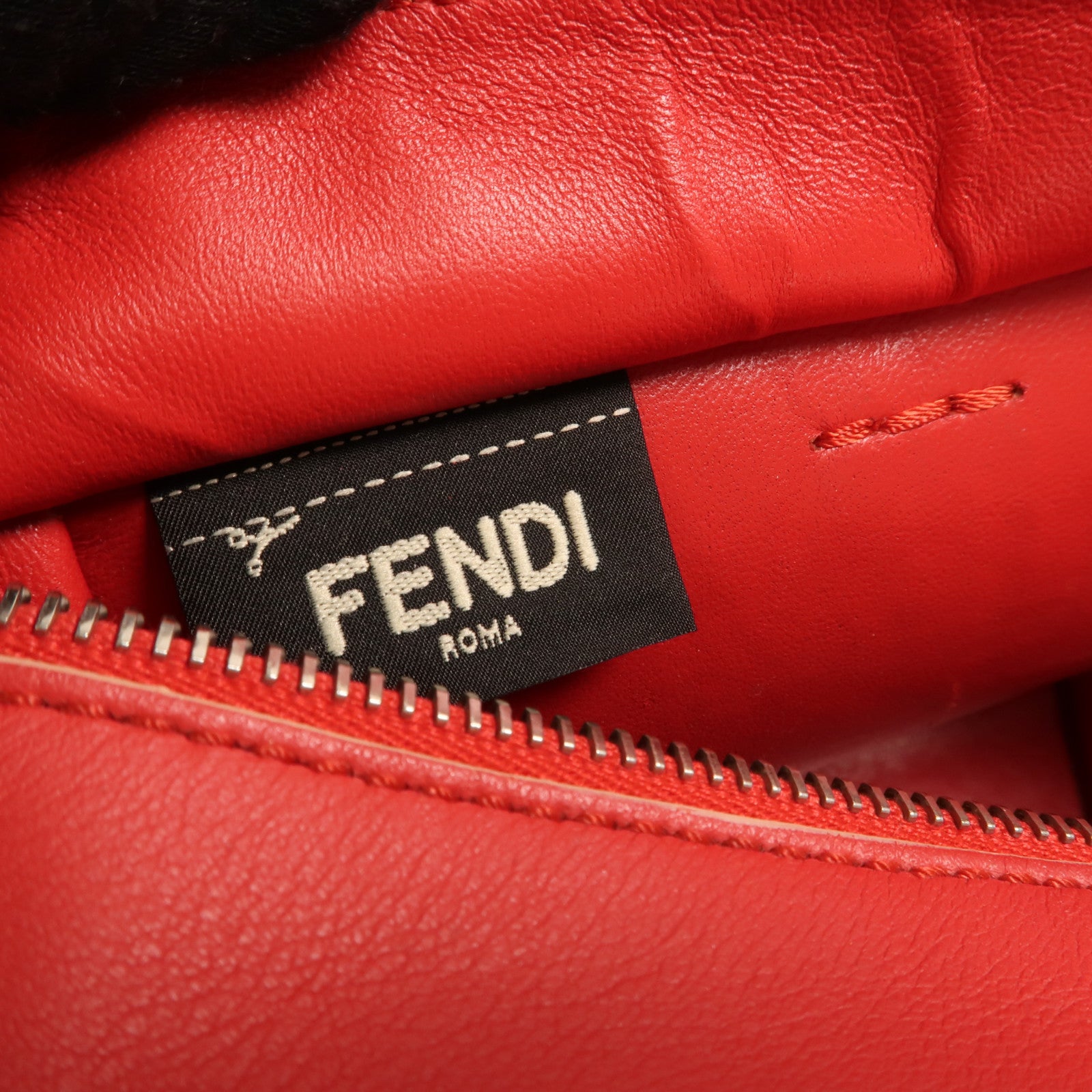 FENDI 牛皮皮革Mini 3 Jours銀扣手挽肩背兩用袋