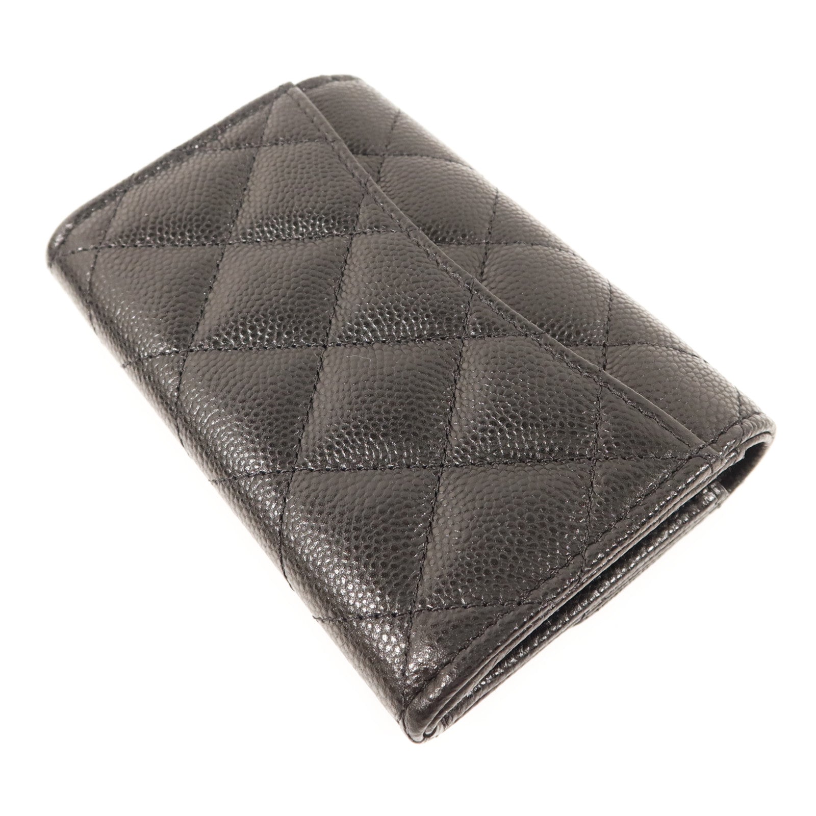 CHANEL 牛皮皮革Card Case金扣卡片套