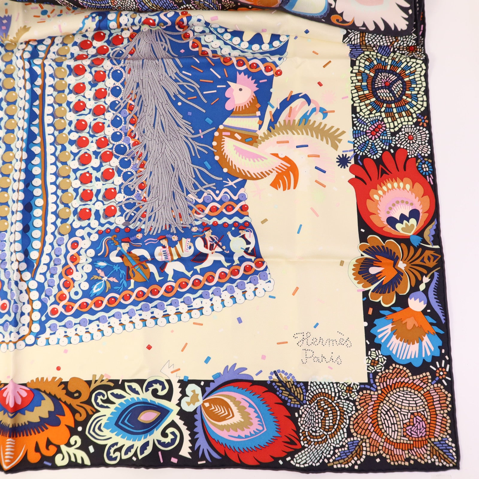 HERMES 絲質Scarf 90X90絲巾