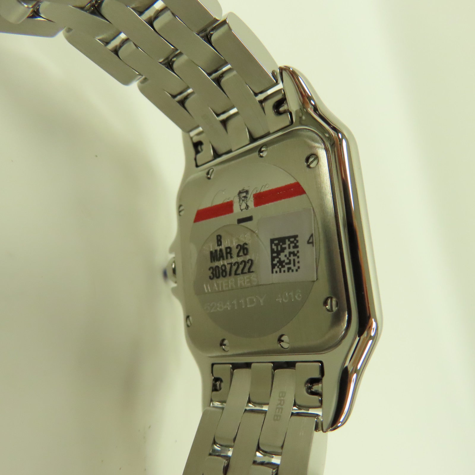 CARTIER Panthere De不鏽鋼手錶石英機芯白色