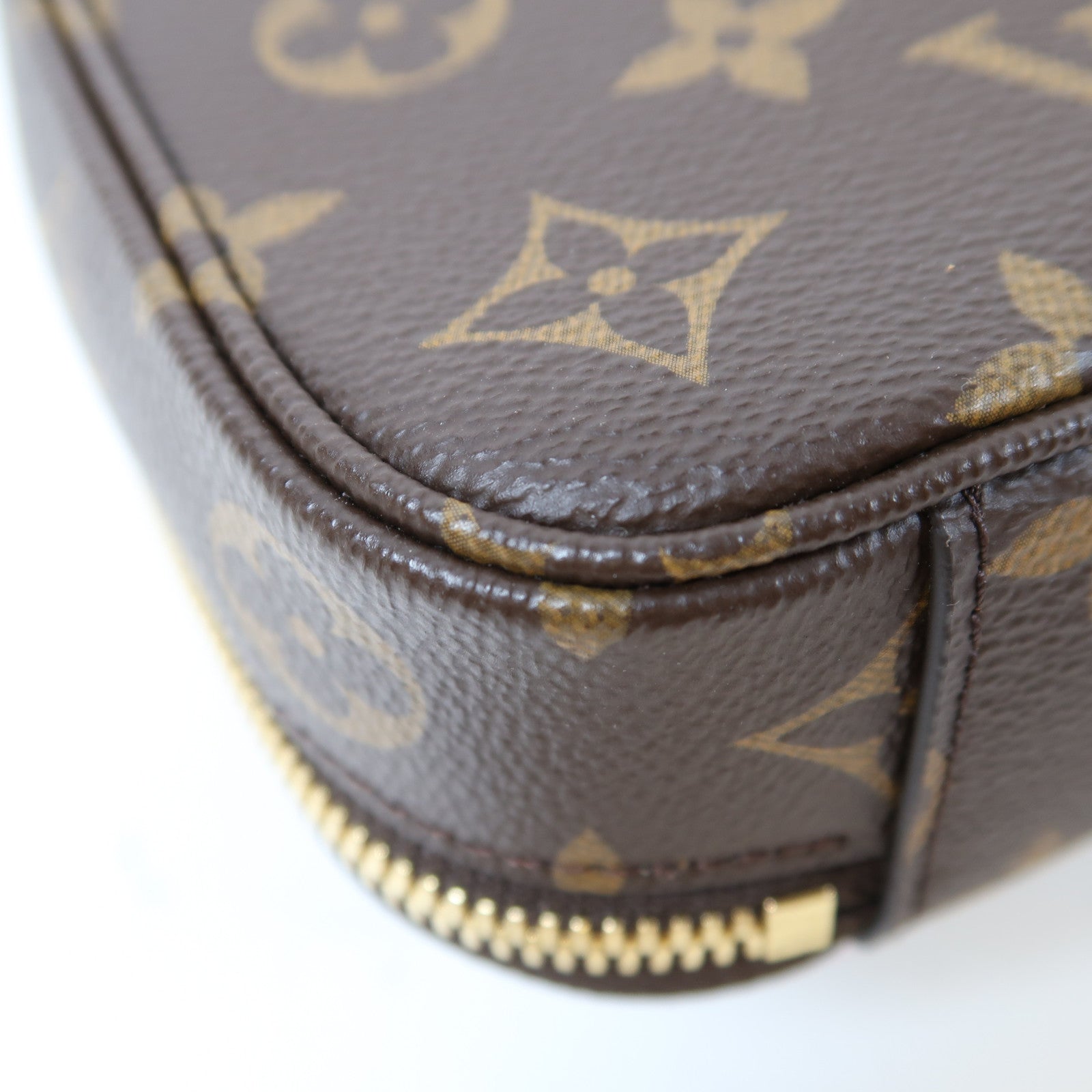 LOUIS VUITTON Monogram Utility金扣手挽肩背兩用袋啡色