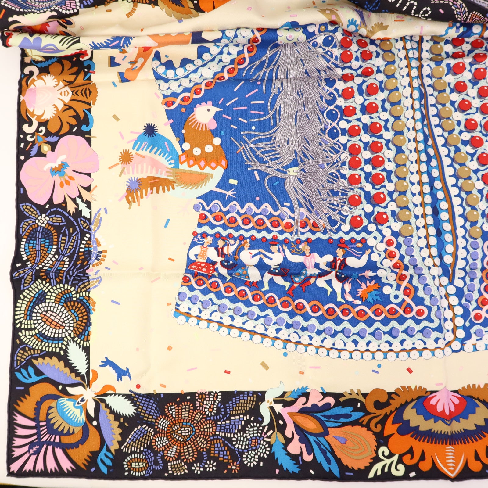 HERMES 絲質Scarf 90X90絲巾