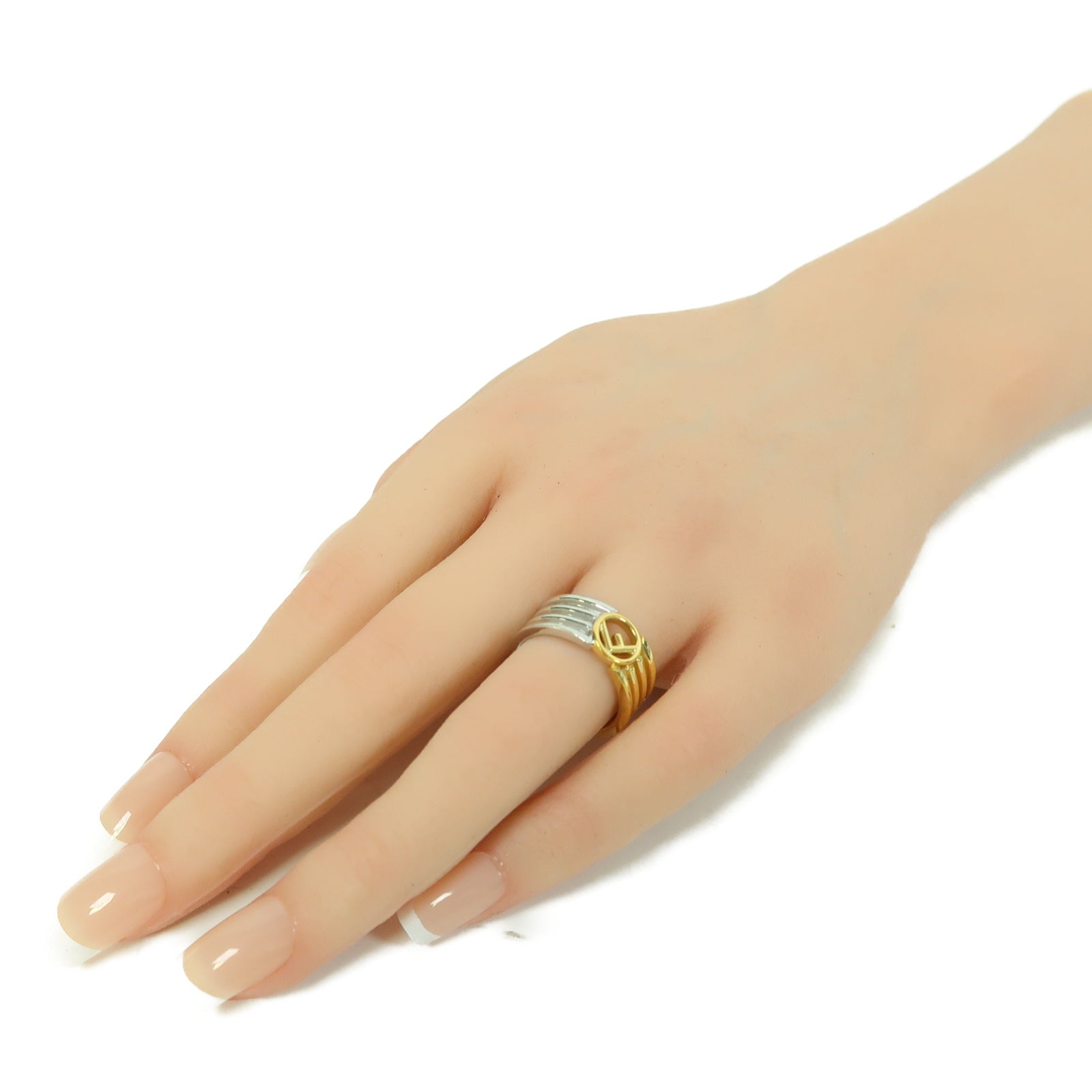 FENDI 【激減優惠】金屬Ring戒指金色/銀色US#5.75